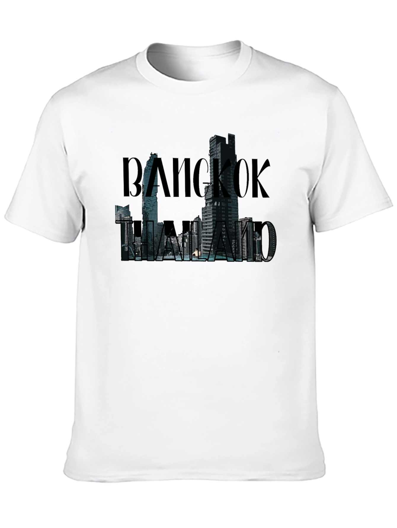 Bangkok Thailand Graphic T-Shirt - Urban Cityscape Design