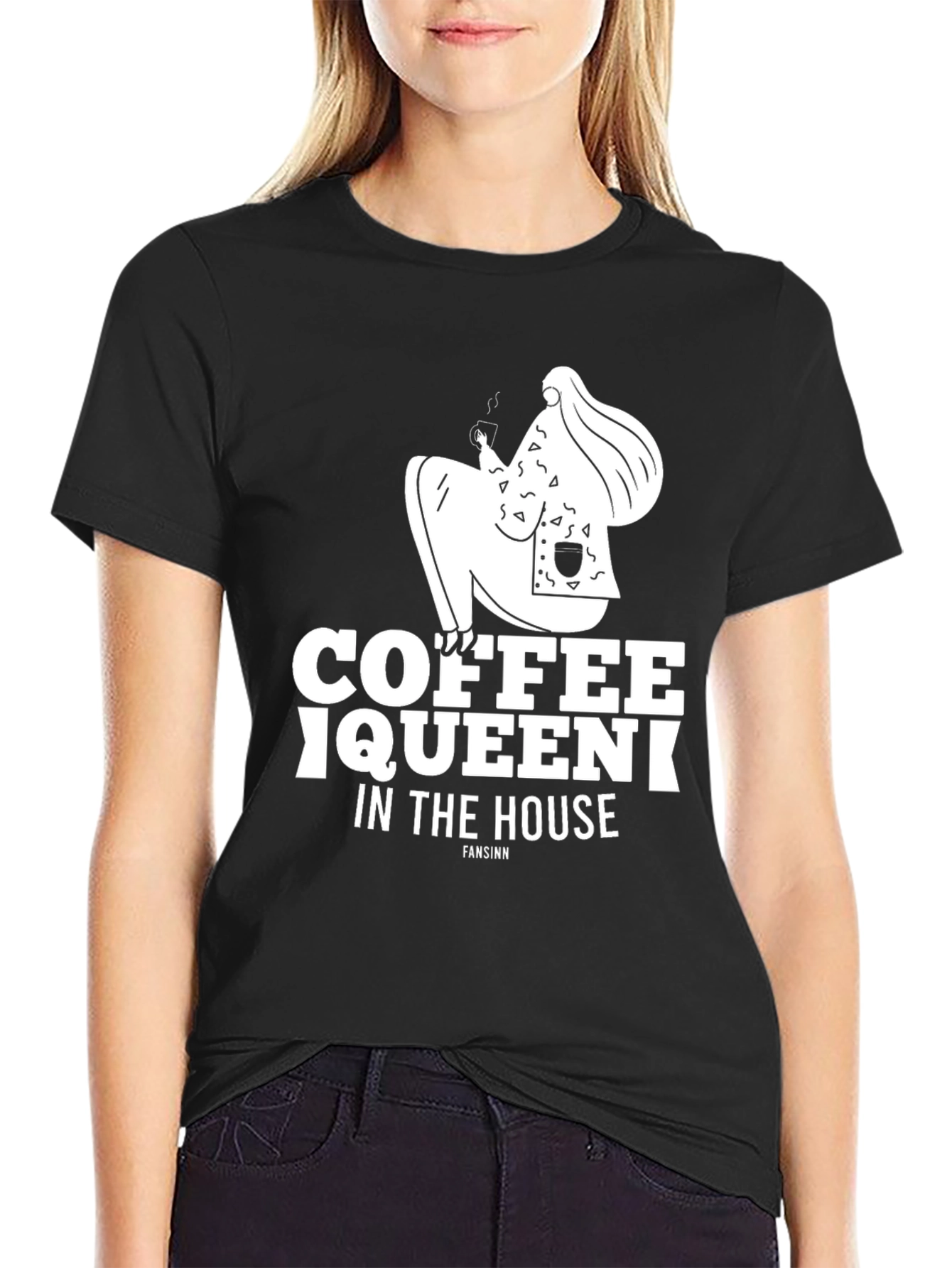 Coffee Queen Graphic T-Shirt - Casual Style