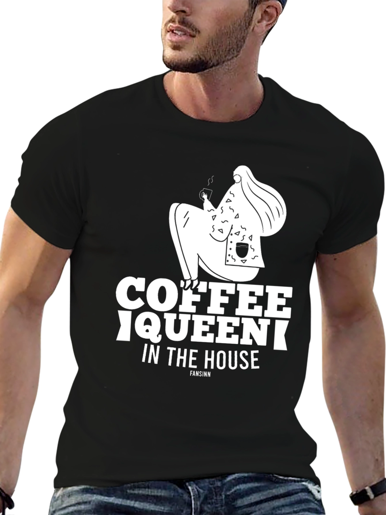 Coffee Queen Graphic T-Shirt - Casual Style