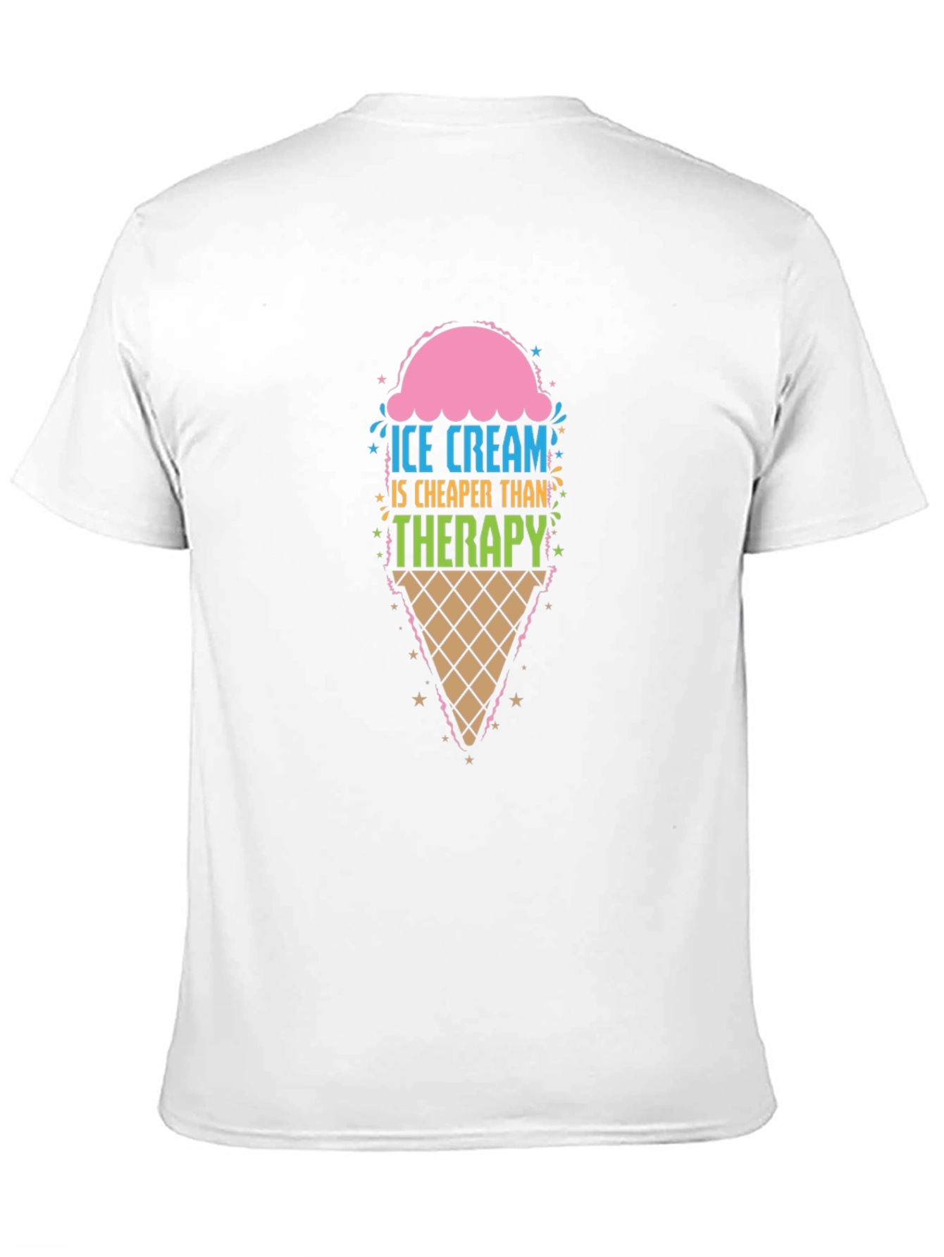 Ice Cream Cheaper Than Therapy Graphic Tee