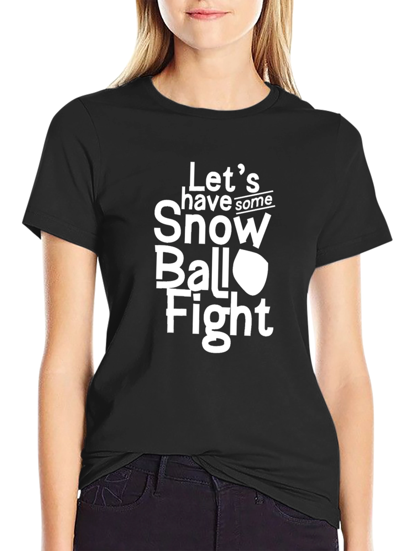 Snowball Fight T-Shirt - Funny Winter Fun