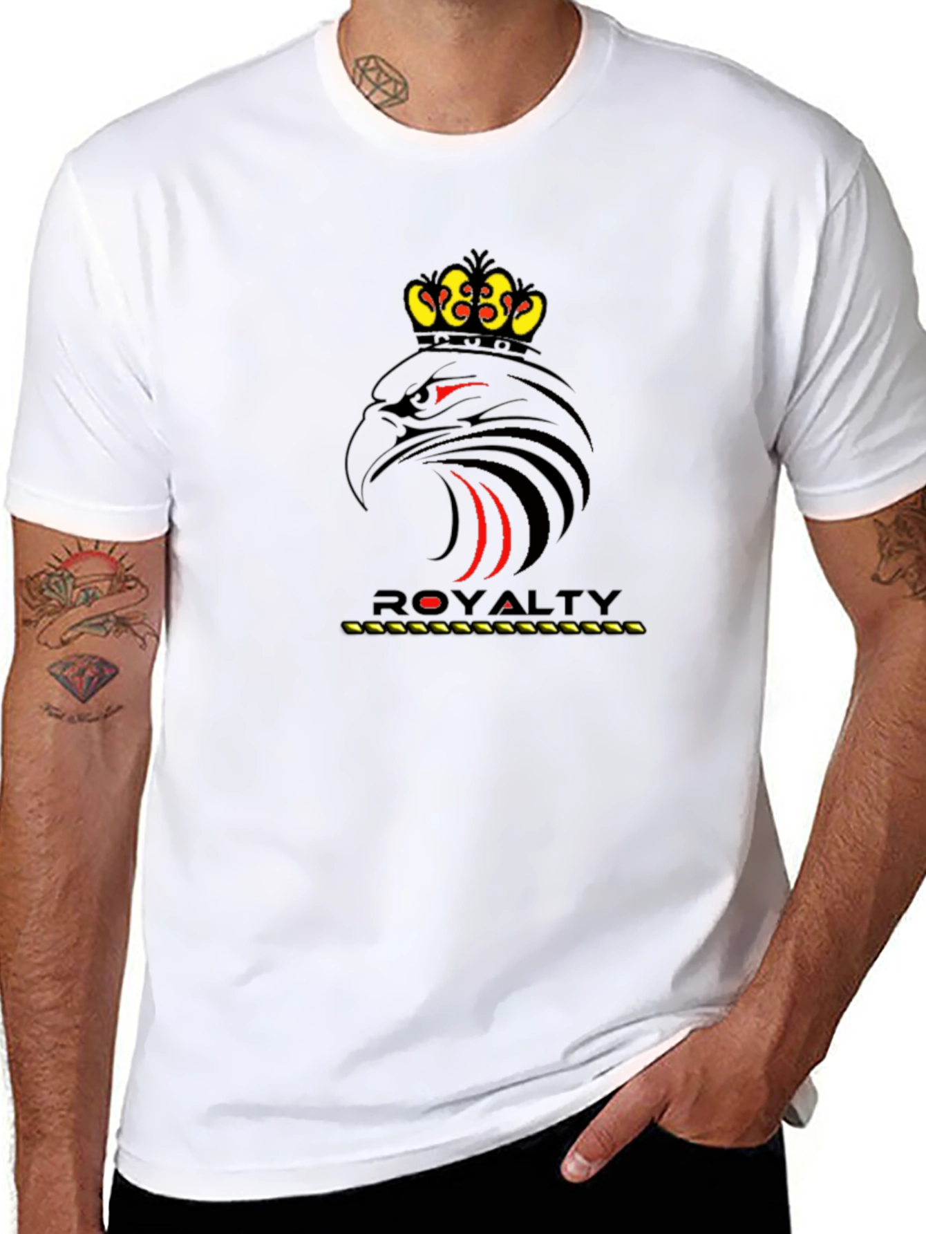 Royalty Eagle Black T-Shirt