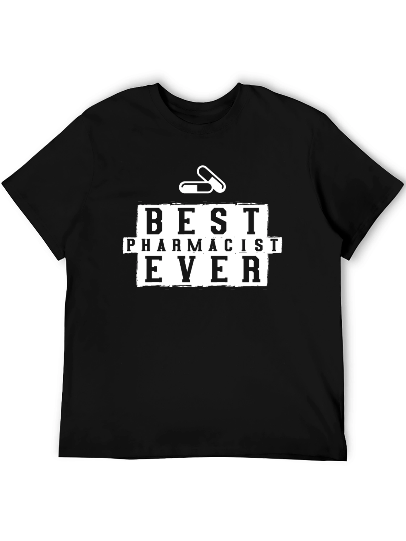 Best Pharmacist Ever Black T-Shirt - Pharmacy Gift