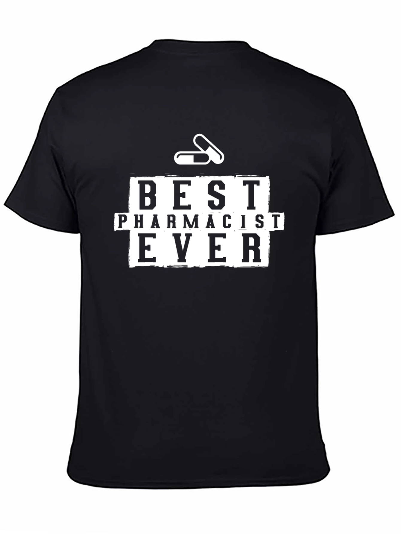 Best Pharmacist Ever Black T-Shirt - Pharmacy Gift