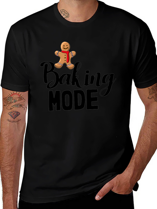 Baking Mode Gingerbread Men Holiday T-Shirt