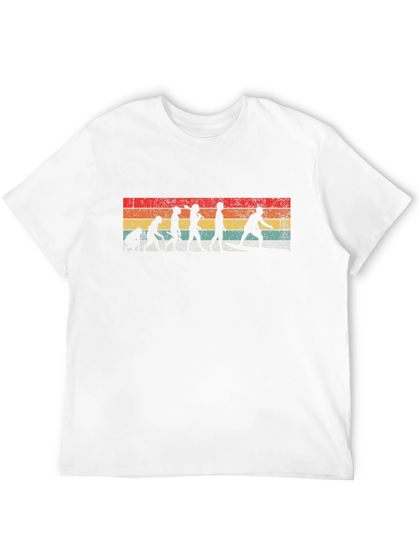 Retro Surfing Evolution Graphic Tee - Black