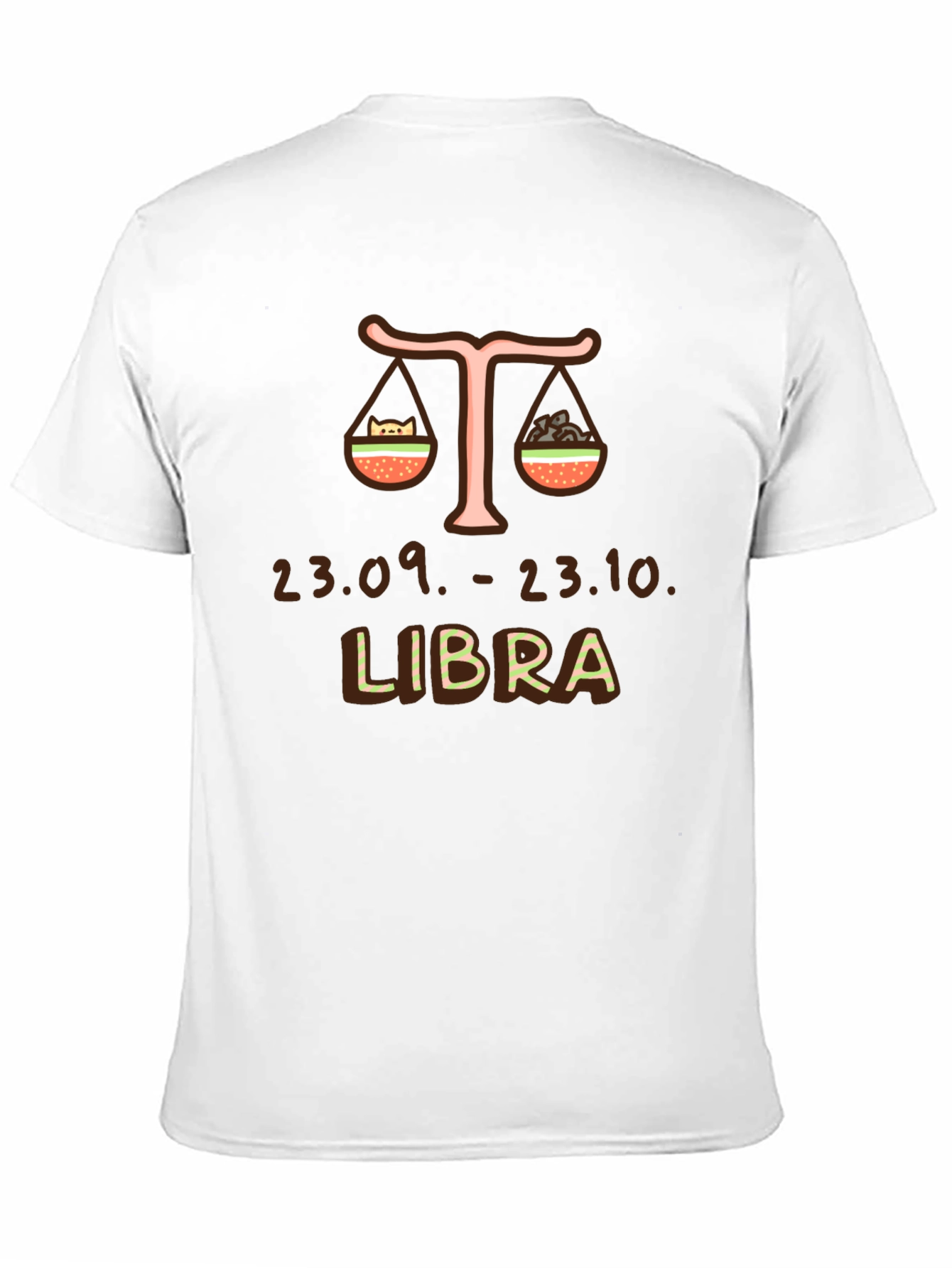 Libra Zodiac Sign Graphic T-Shirt