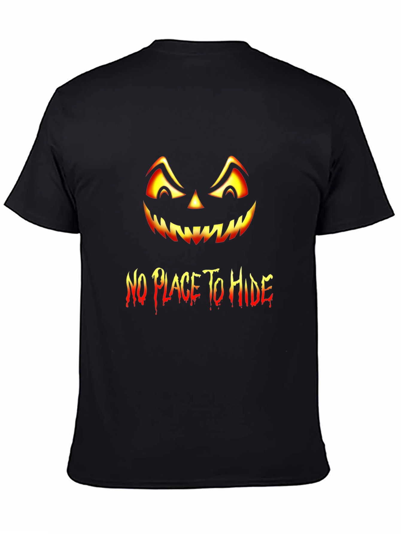Halloween Graphic Tee - No Place To Hide