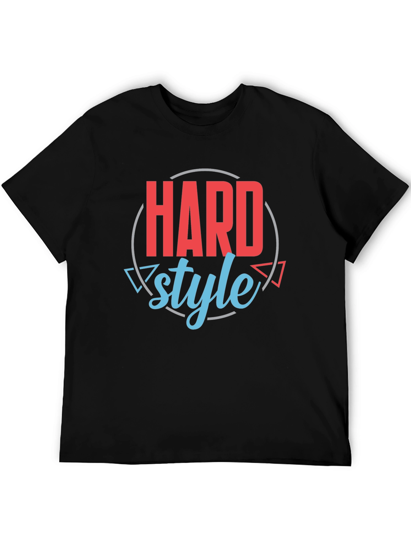 Hardstyle Graphic Print Black T-Shirt