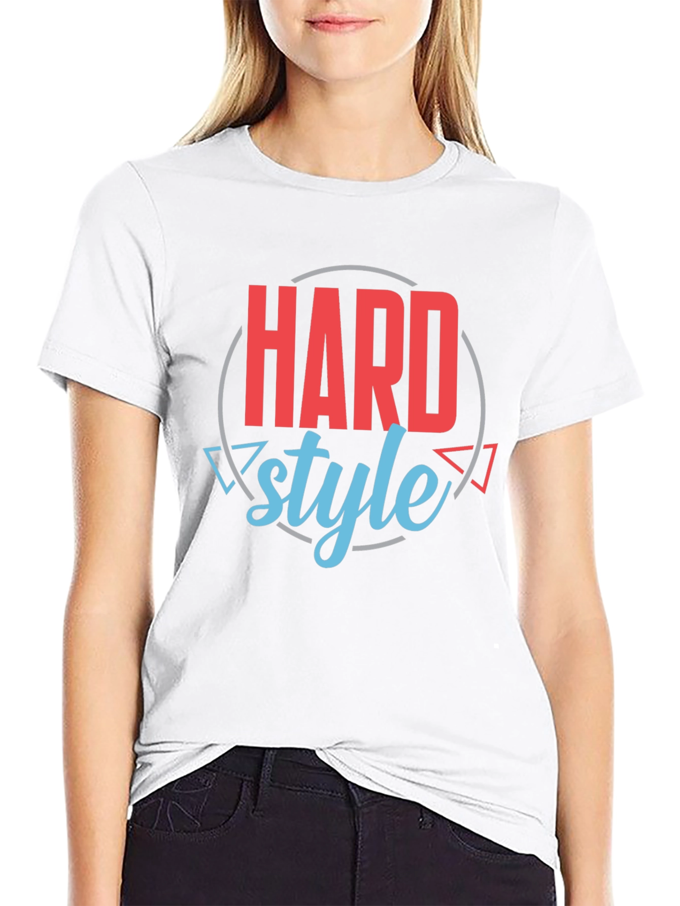 Hardstyle Graphic Print Black T-Shirt