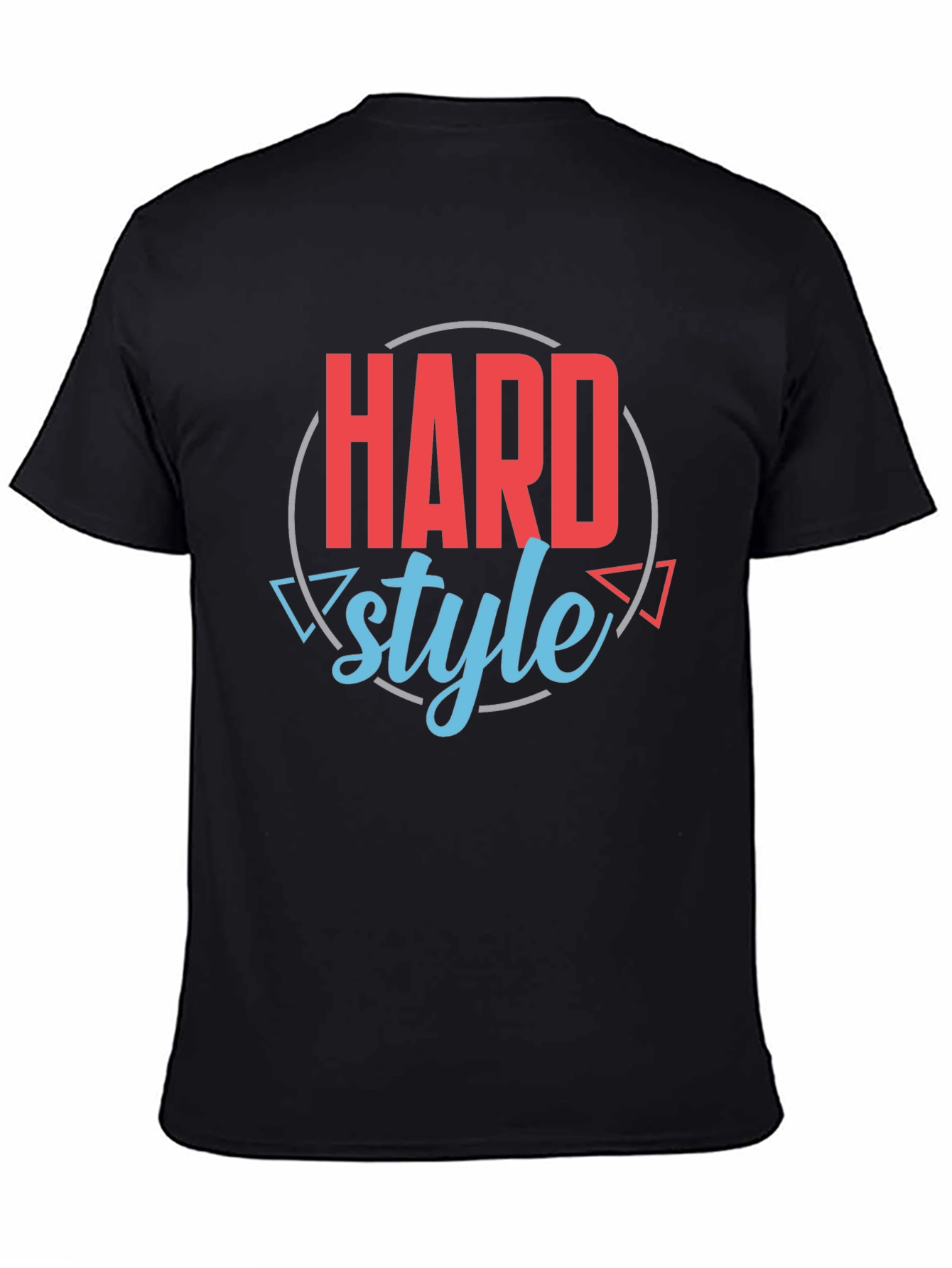 Hardstyle Graphic Print Black T-Shirt
