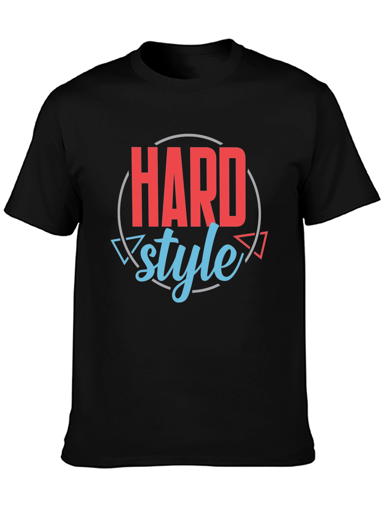 Hardstyle Graphic Print Black T-Shirt