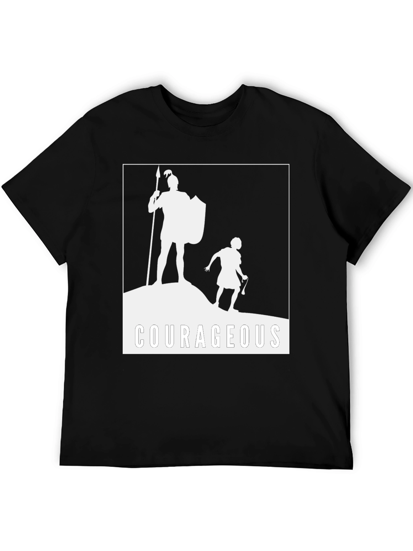 Courageous David and Goliath Graphic Tee