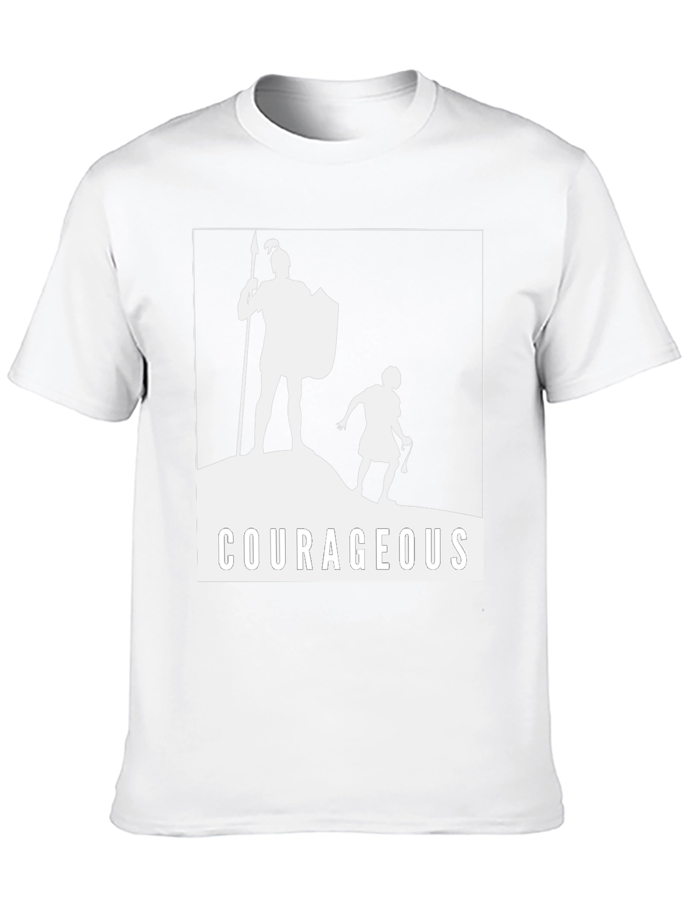 Courageous David and Goliath Graphic Tee