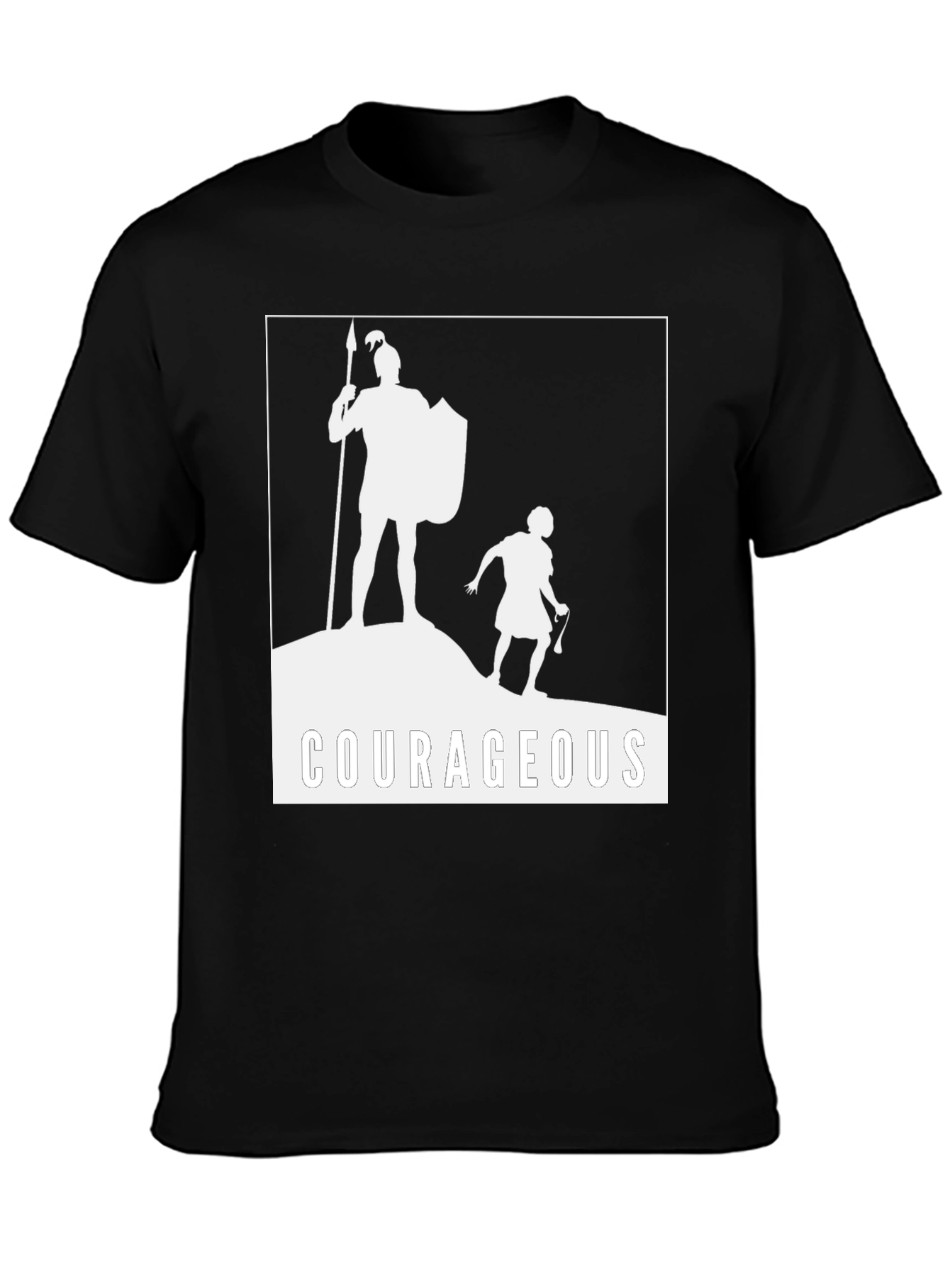 Courageous David and Goliath Graphic Tee