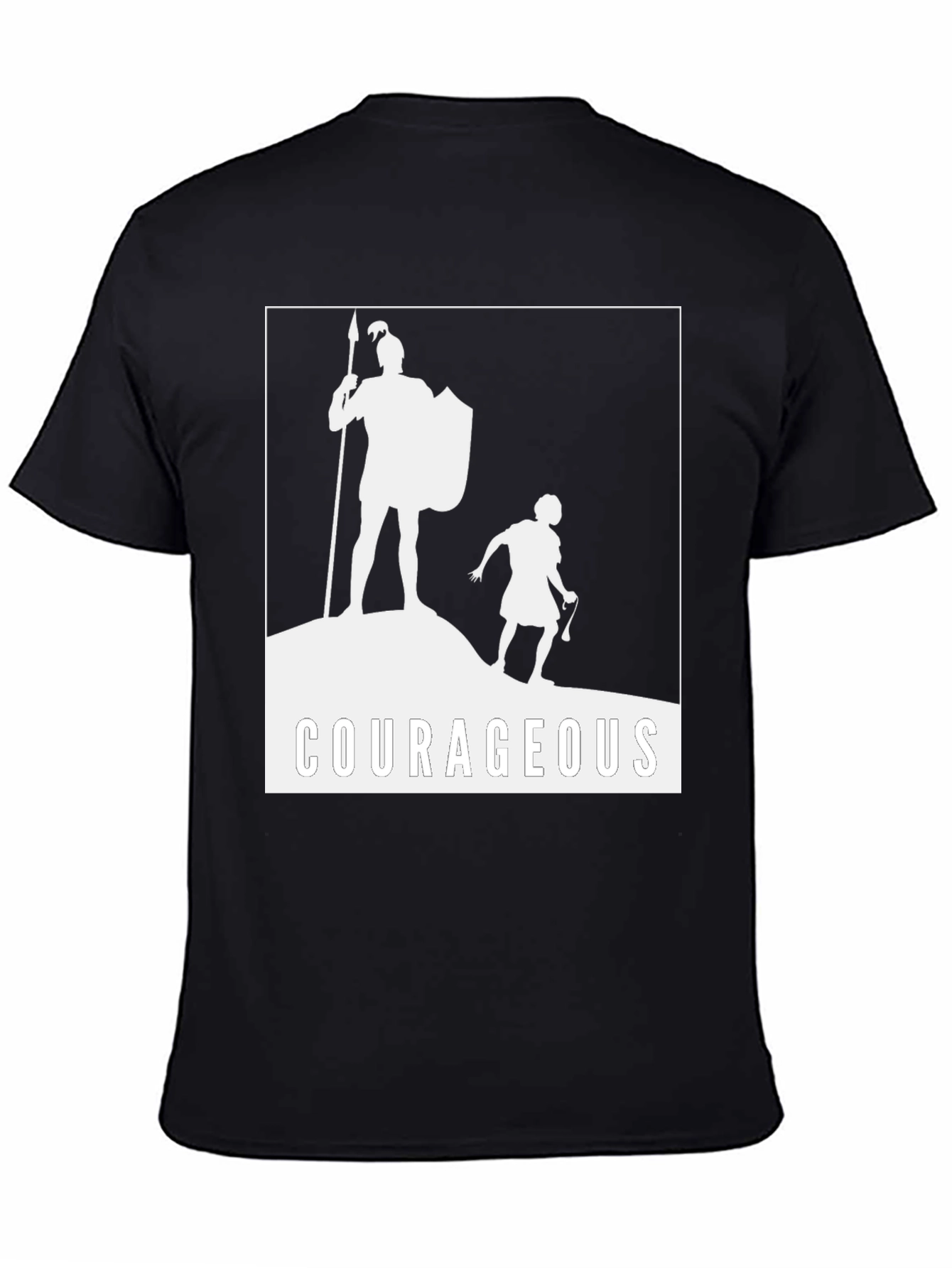 Courageous David and Goliath Graphic Tee