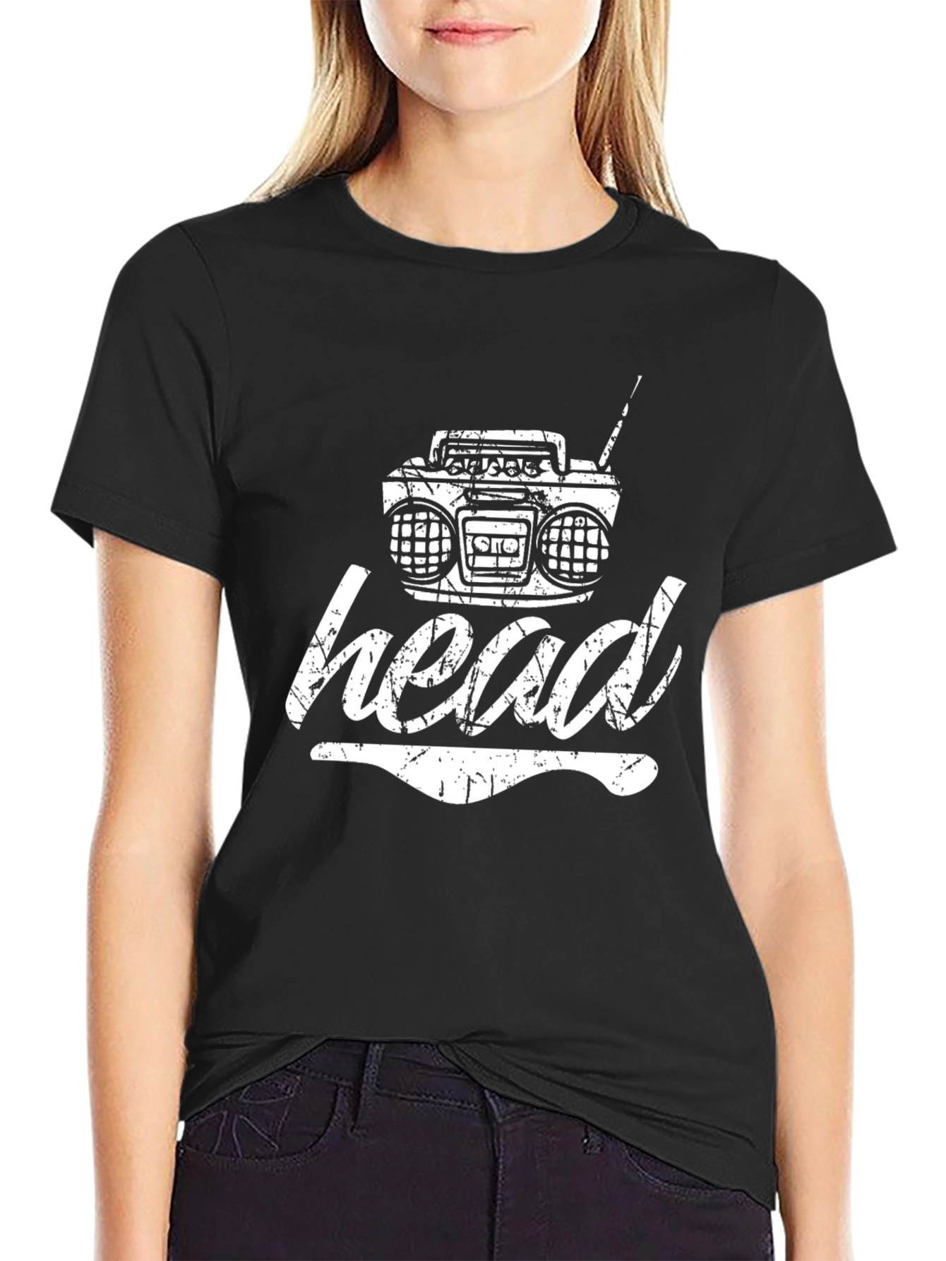 Retro Boombox Graphic T-Shirt