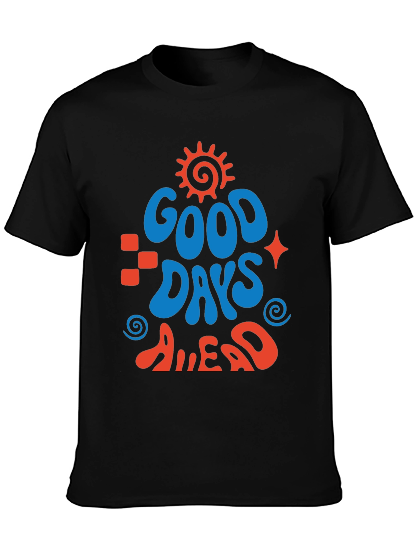 Good Days Ahead Graphic Tee - Retro Style