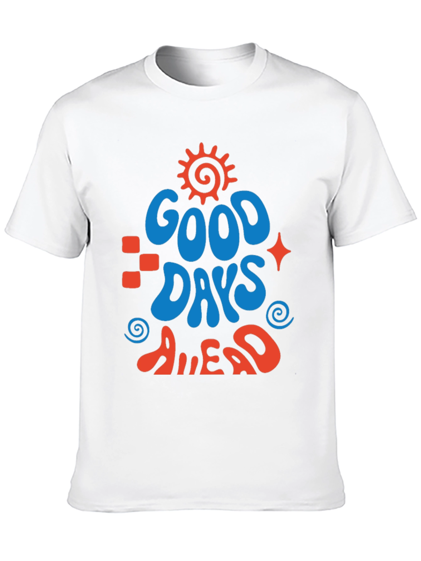 Good Days Ahead Graphic Tee - Retro Style