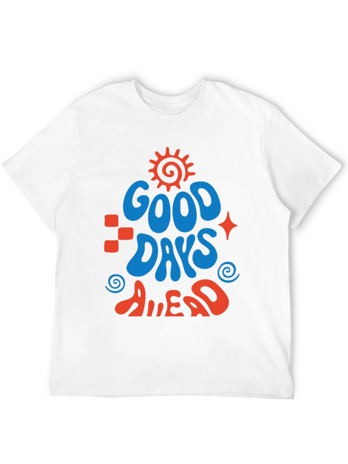 Good Days Ahead Graphic Tee - Retro Style