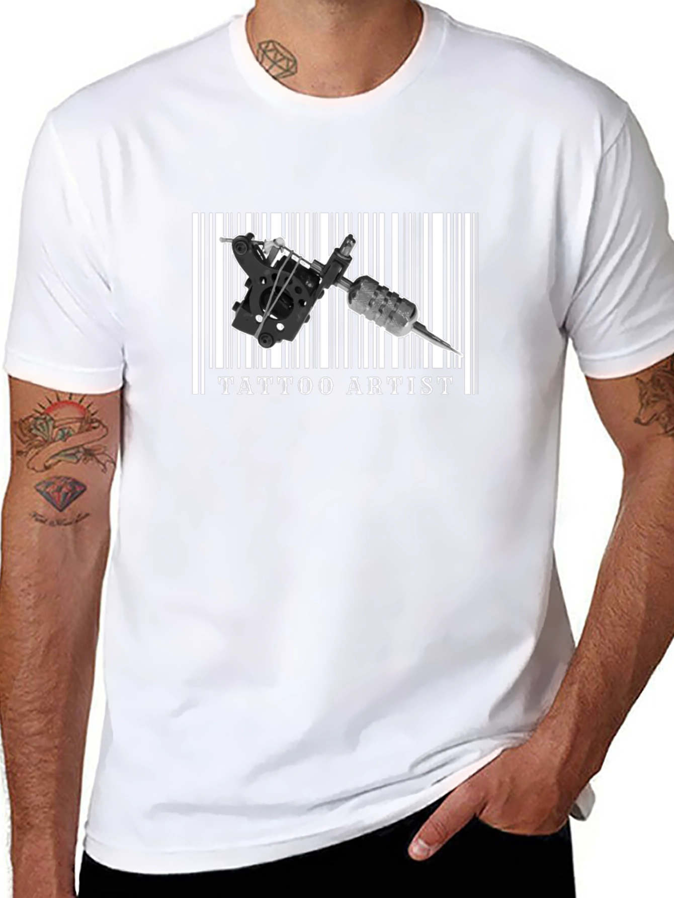 Tattoo Artist Barcode T-Shirt