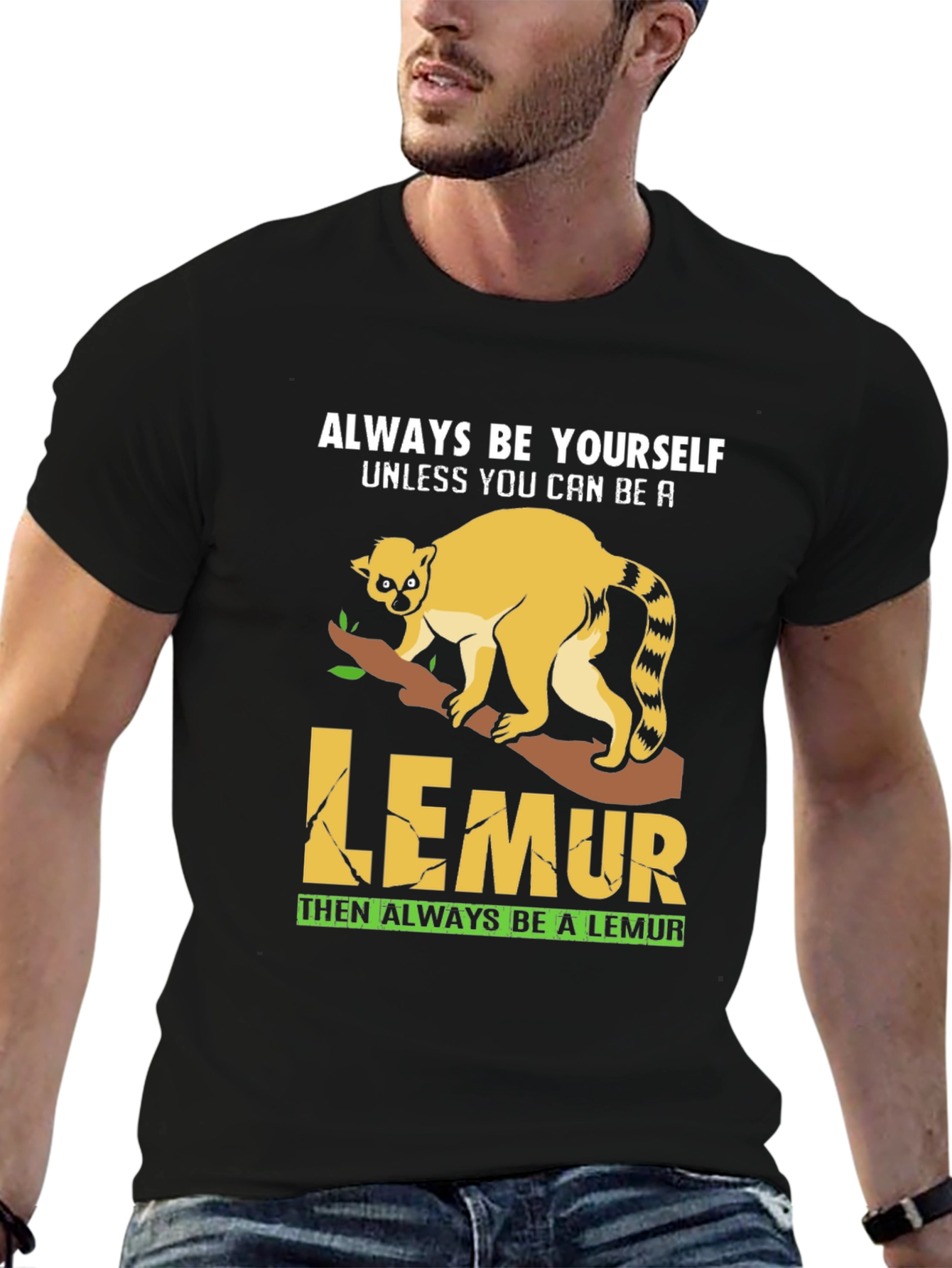 Always Be Yourself Lemur Graphic Tee