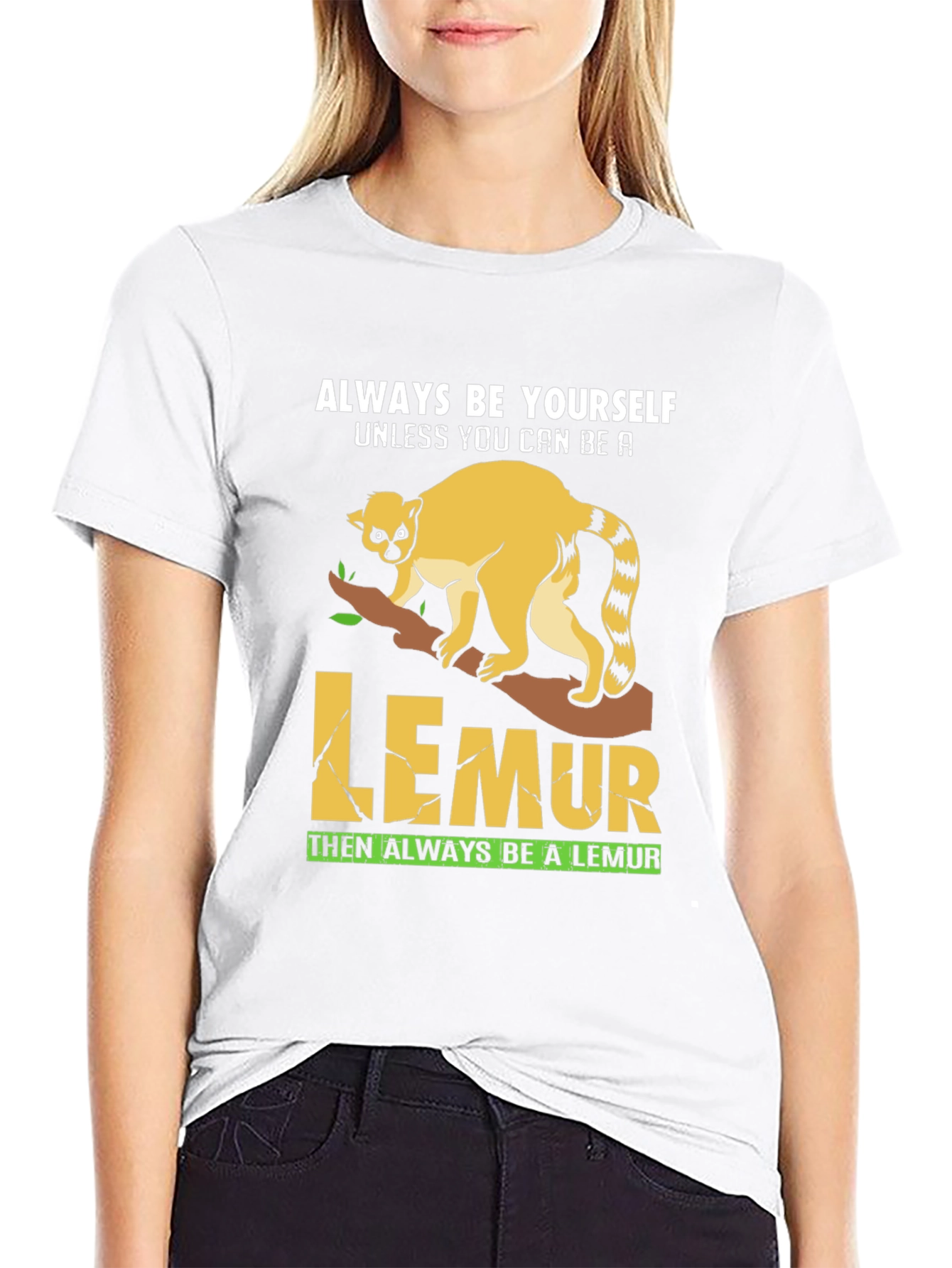 Always Be Yourself Lemur Graphic Tee