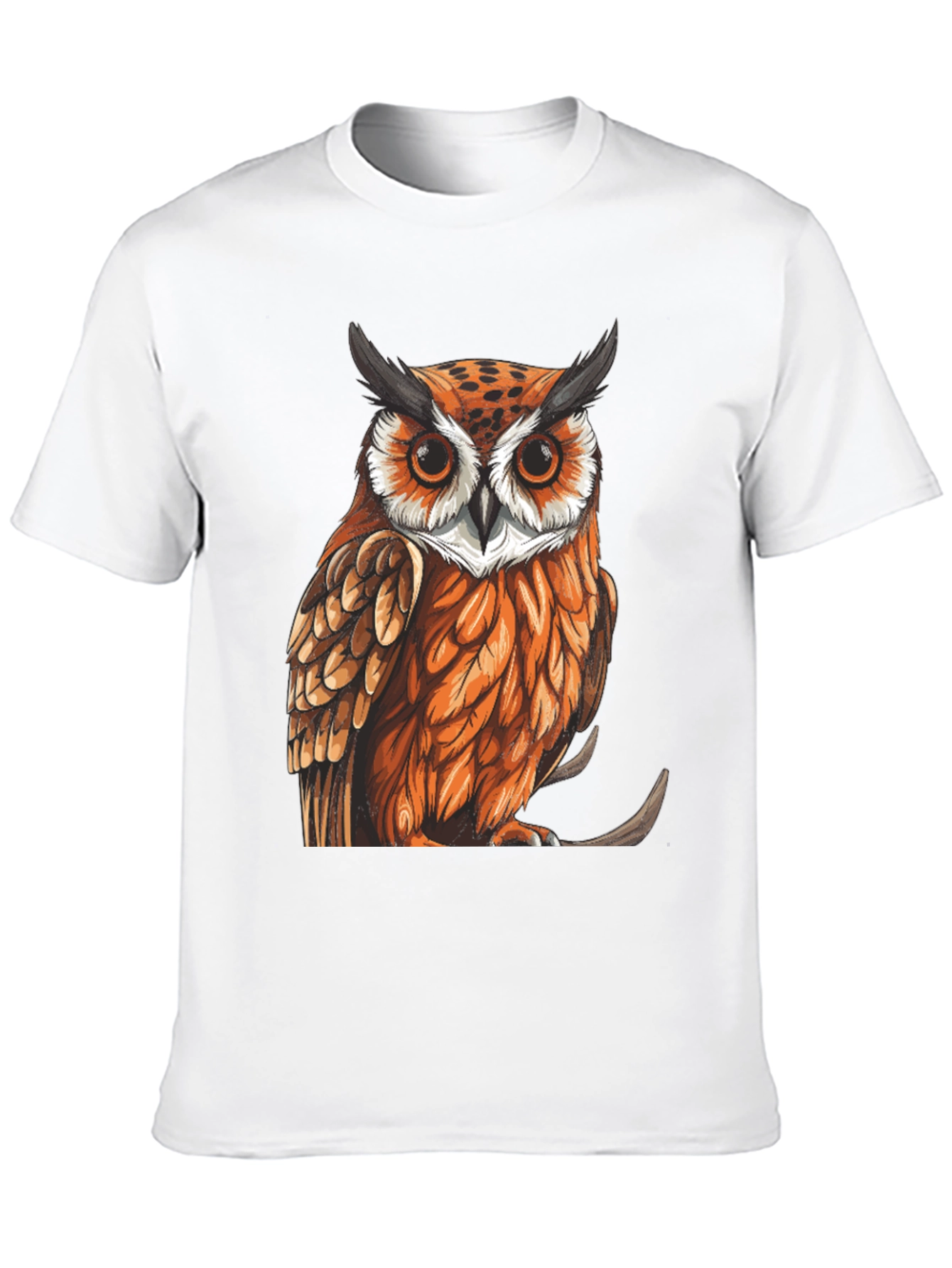 Owl Graphic Print T-Shirt