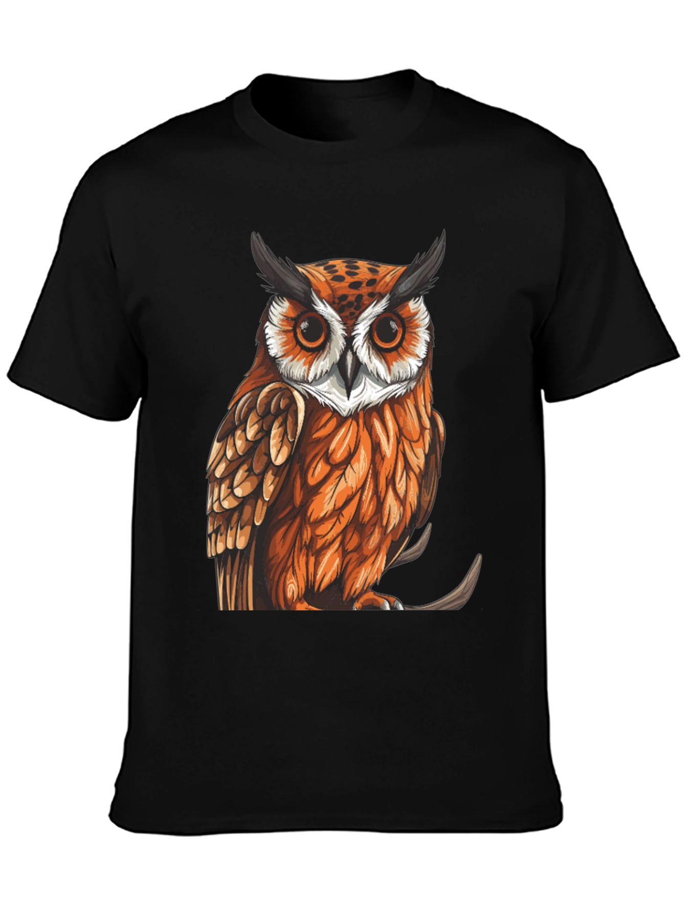 Owl Graphic Print T-Shirt