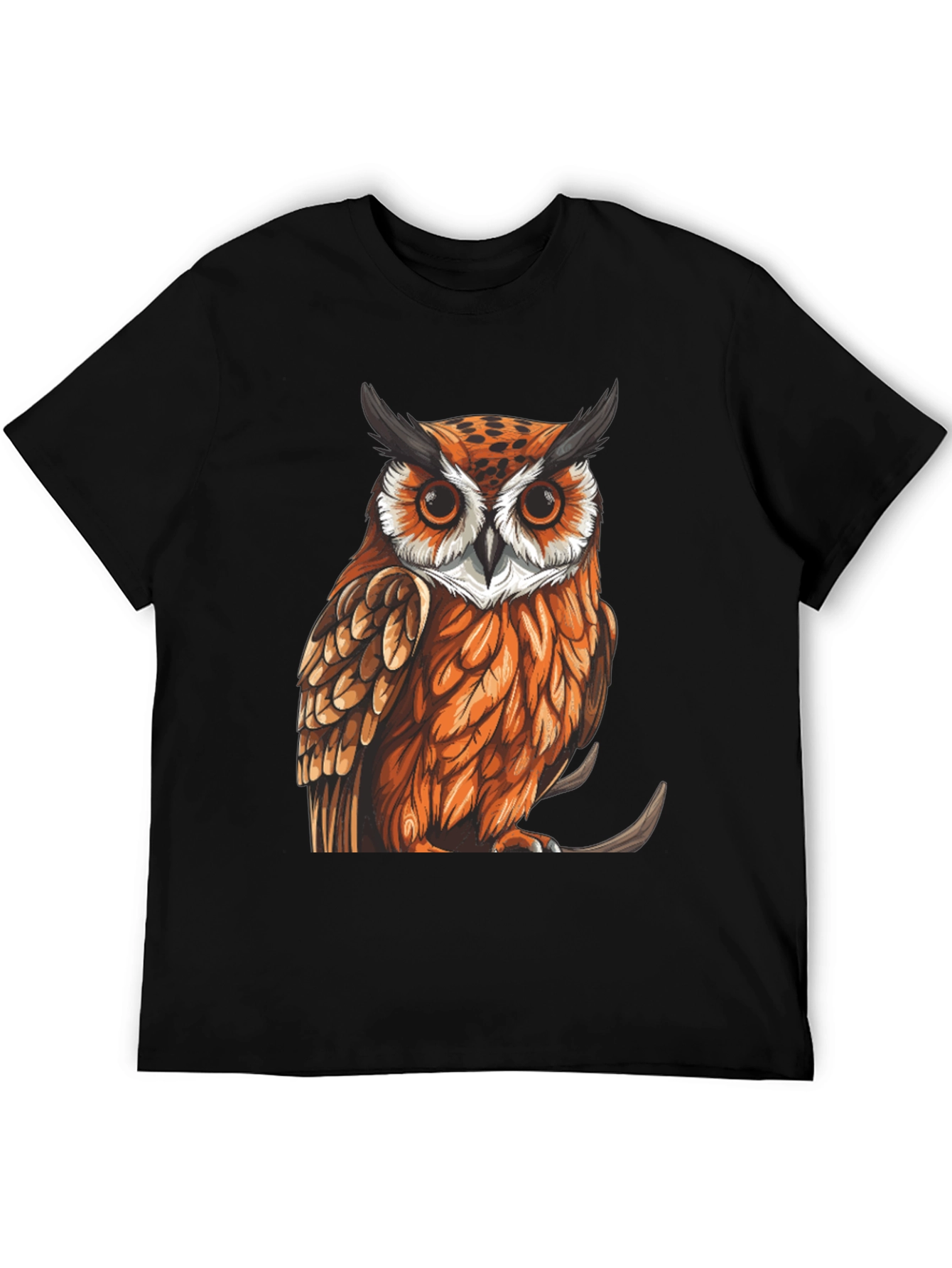 Owl Graphic Print T-Shirt