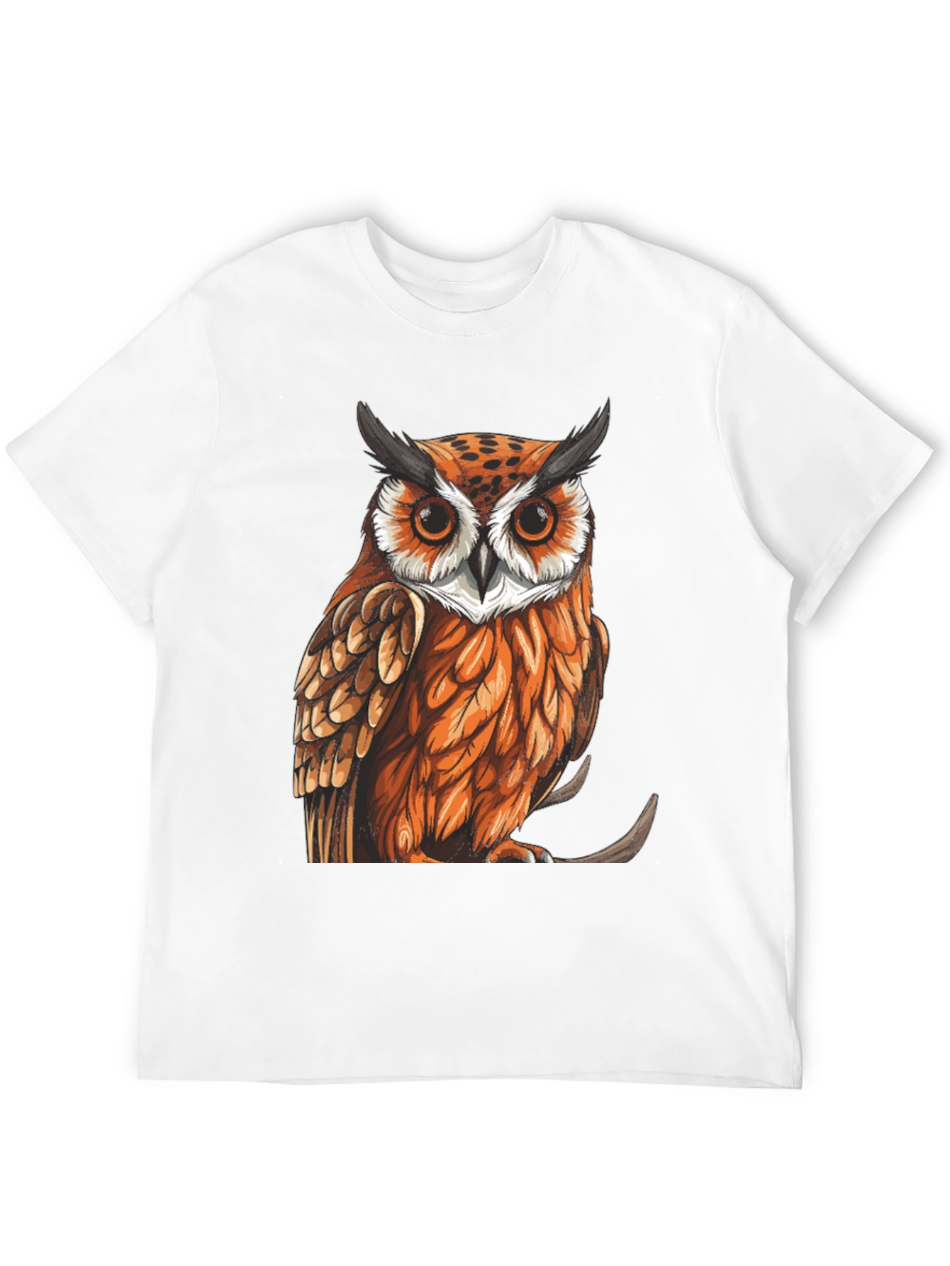 Owl Graphic Print T-Shirt