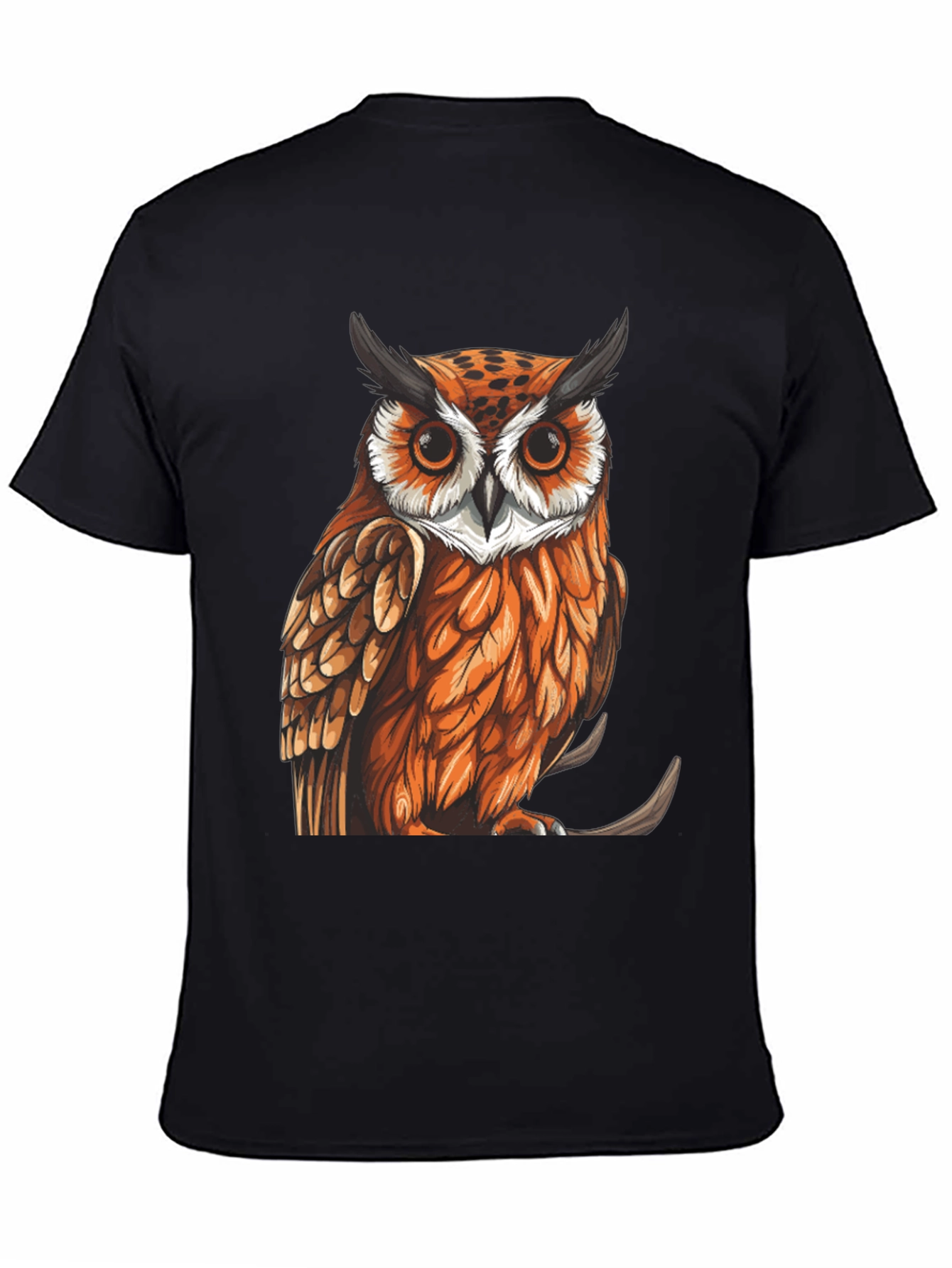 Owl Graphic Print T-Shirt