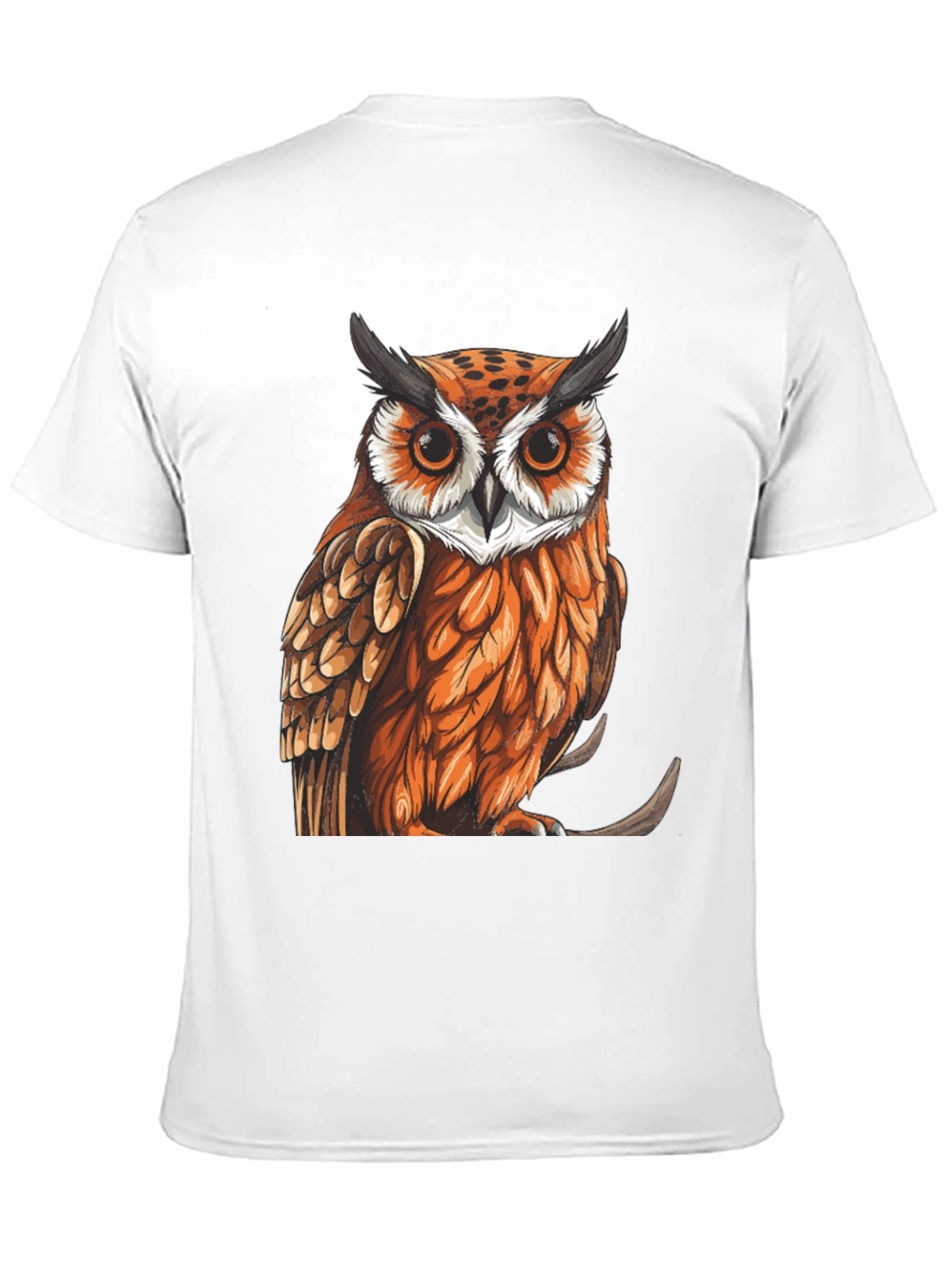 Owl Graphic Print T-Shirt