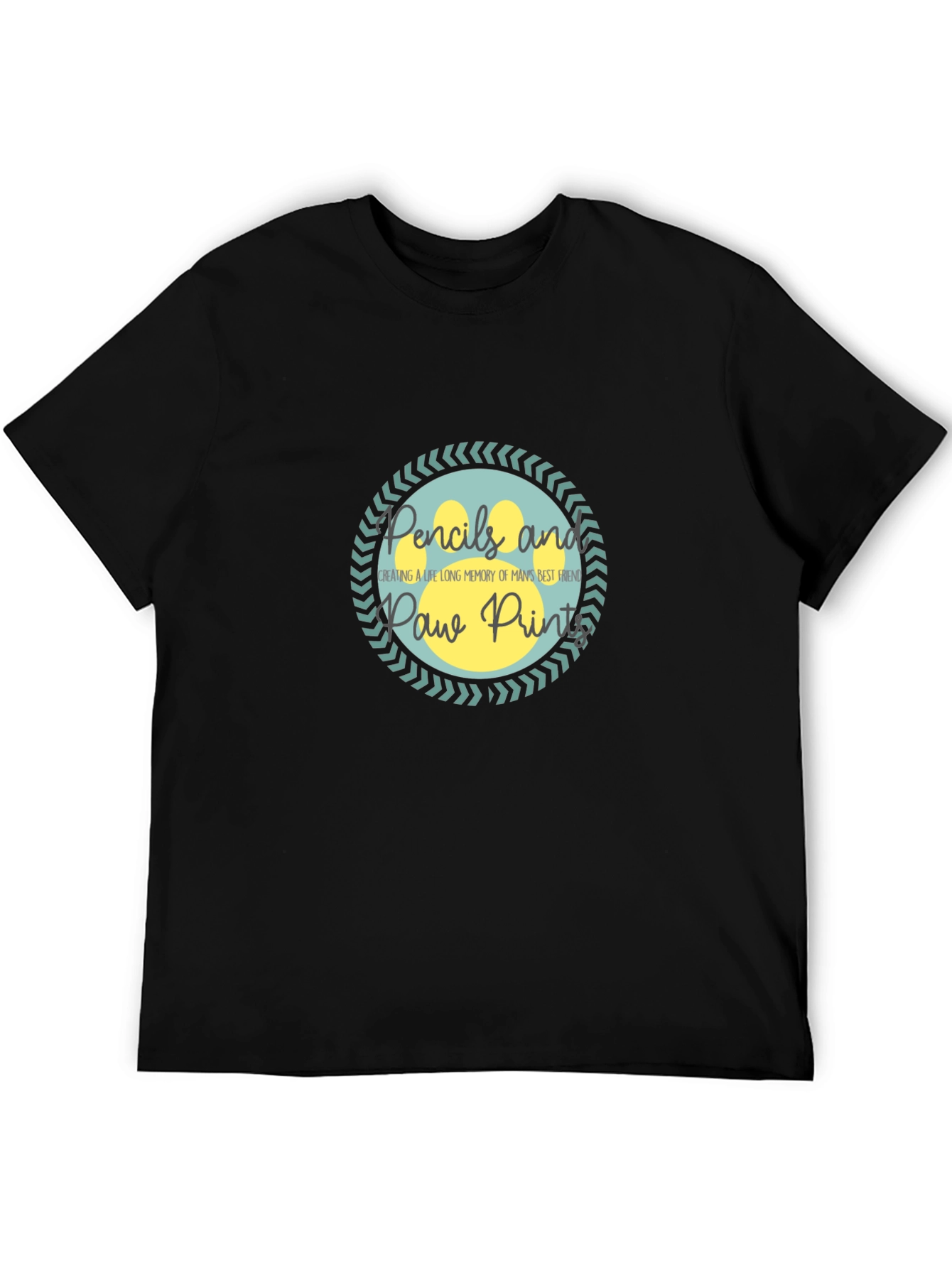 Pencils and Paw Prints T-Shirt