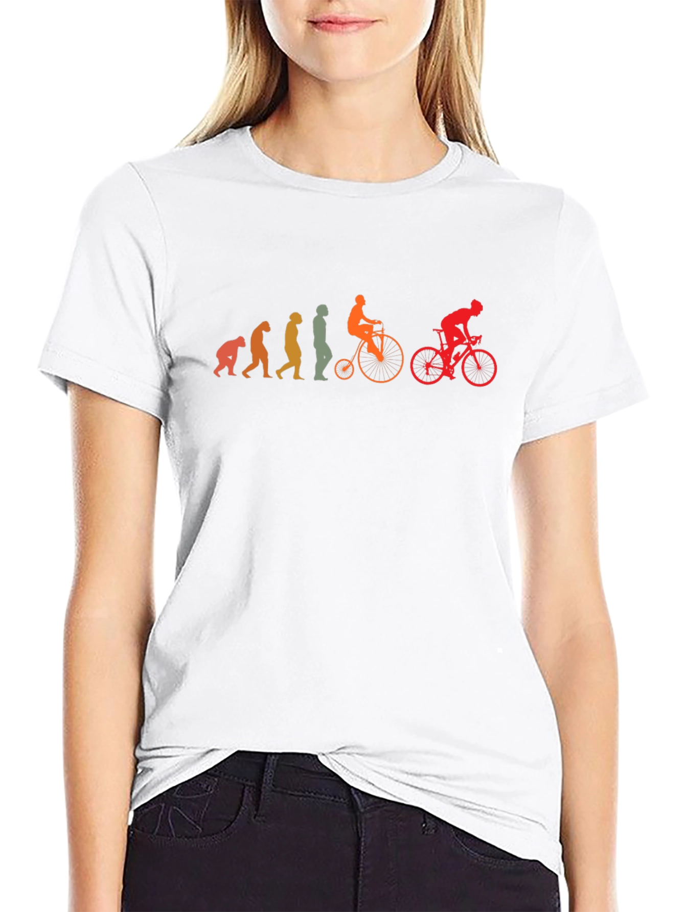 Evolution of a Cyclist T-Shirt