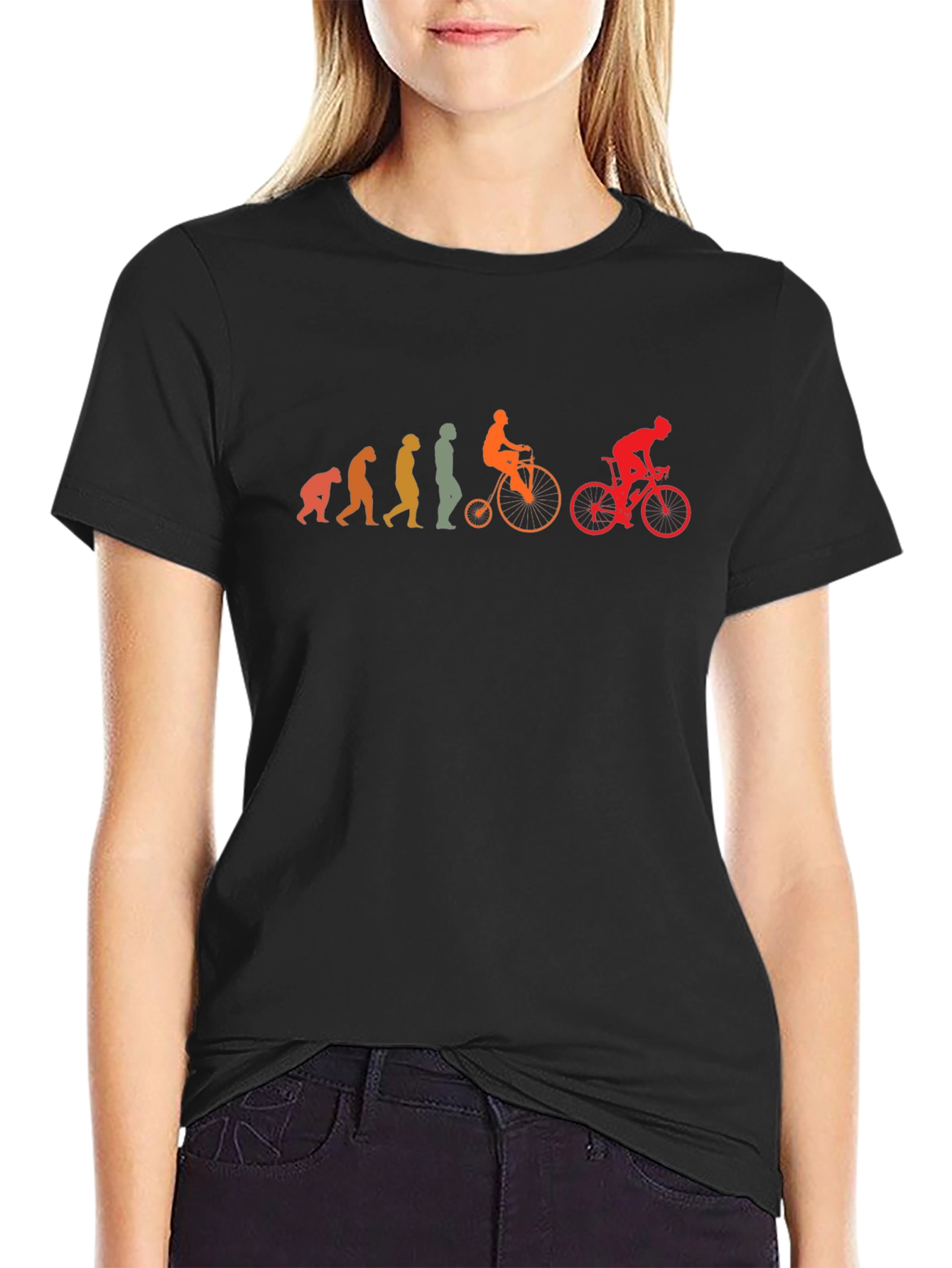 Evolution of a Cyclist T-Shirt