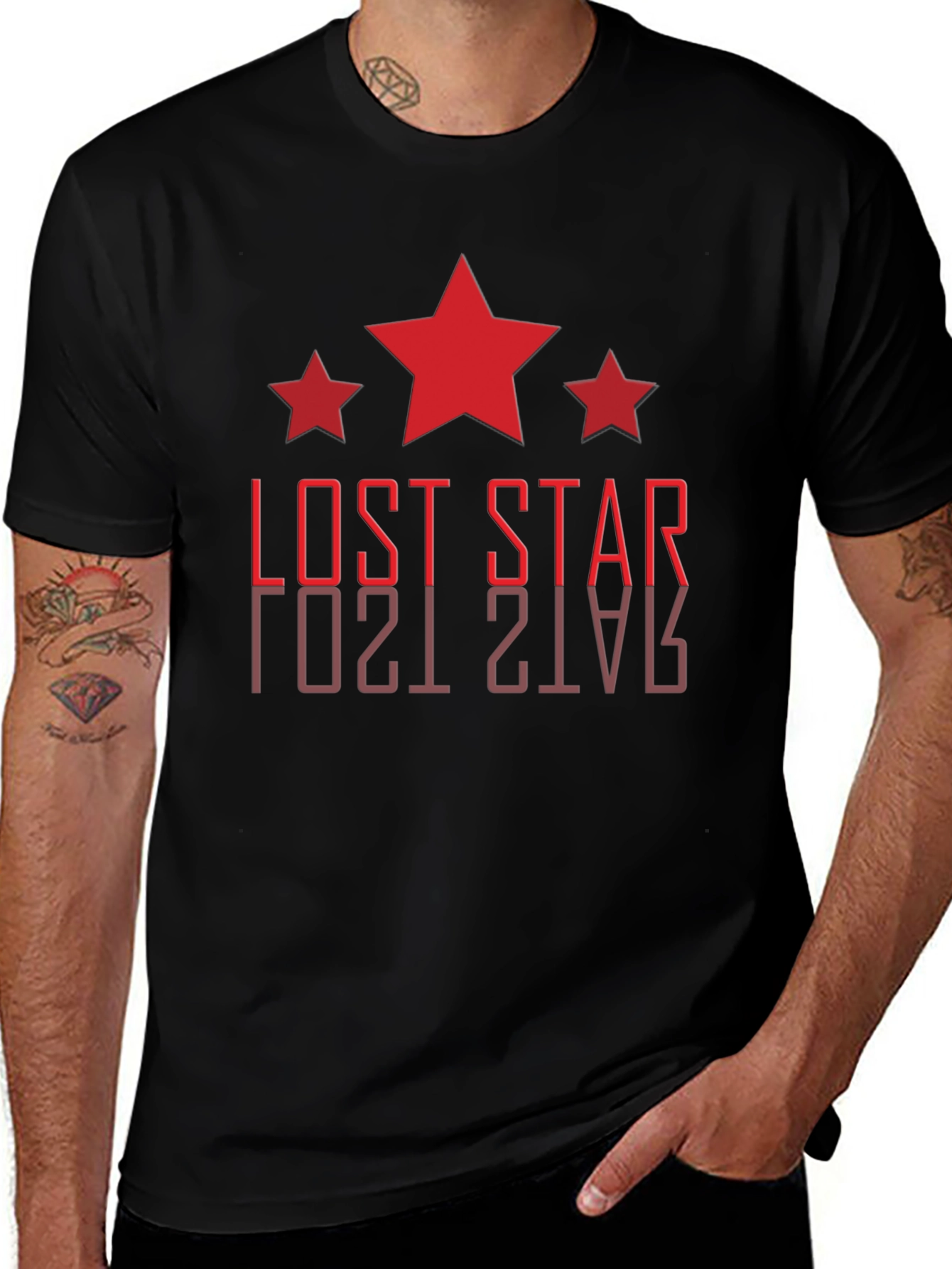 Lost Star Graphic Tee - Trendy Casual Wear