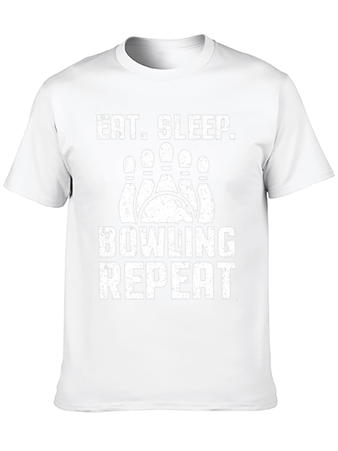 Eat Sleep Bowling Repeat Graphic Tee