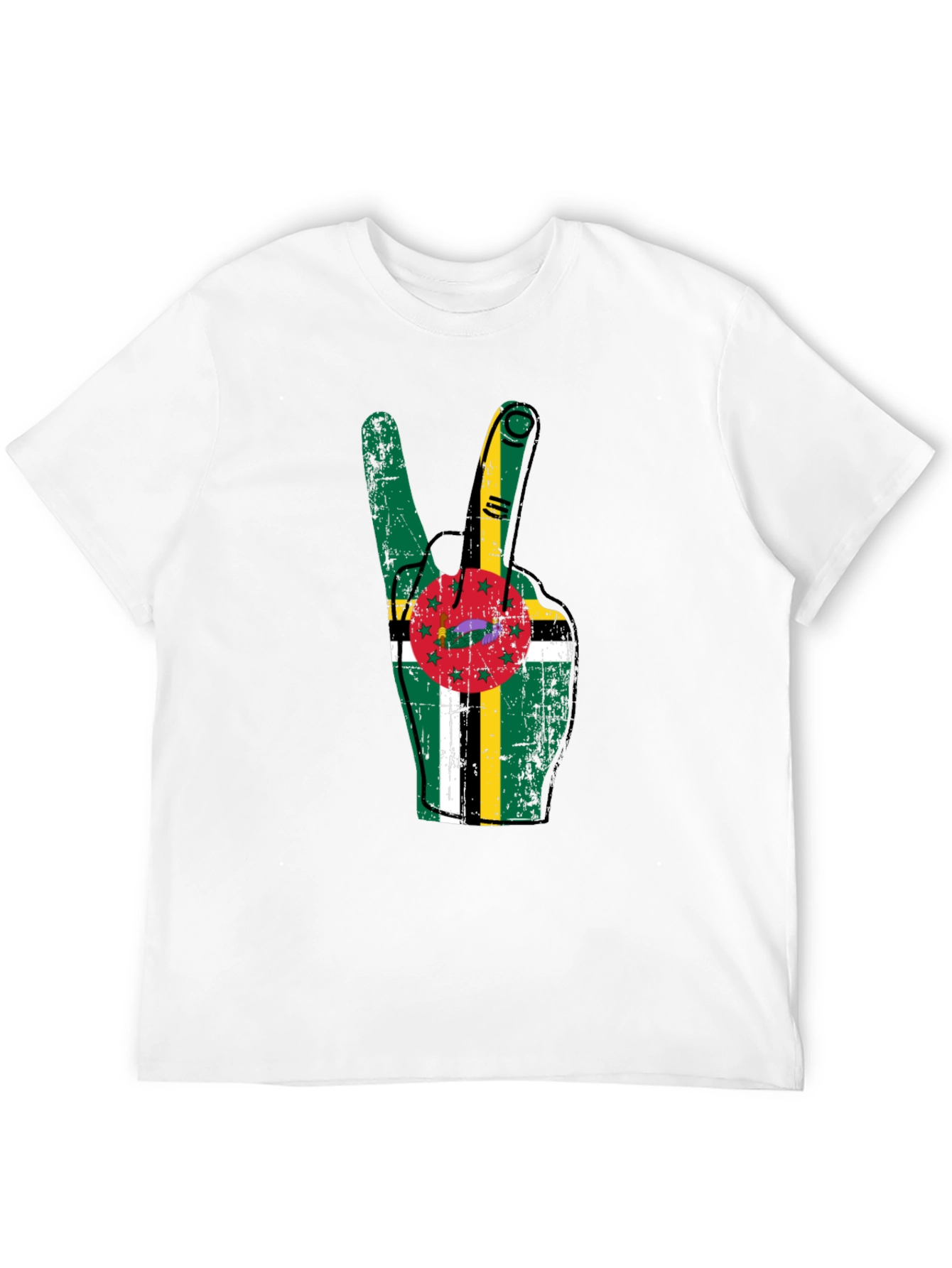 Dominica Peace Sign T-Shirt