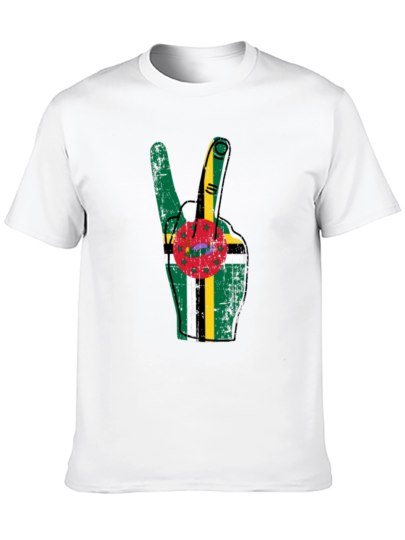 Dominica Peace Sign T-Shirt