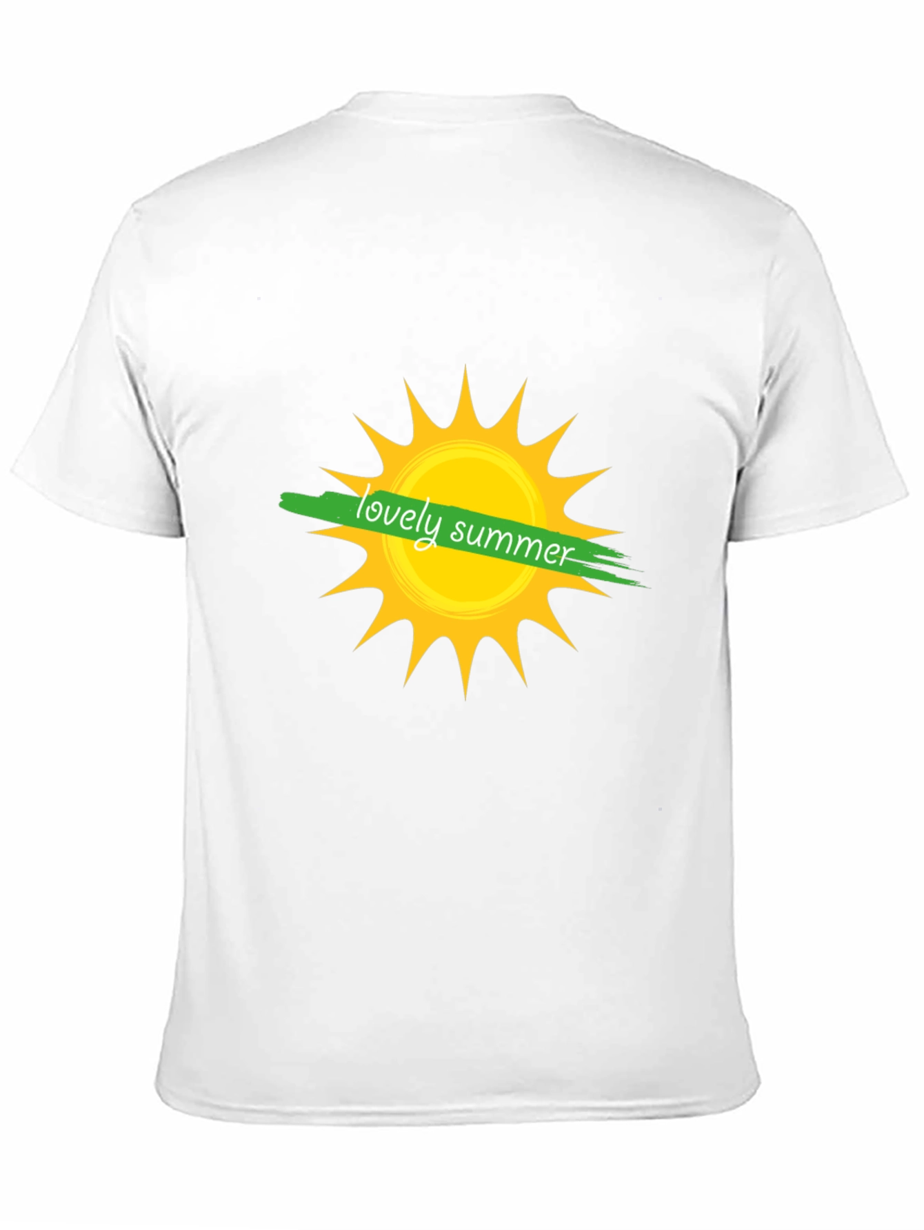 Lovely Summer Graphic T-Shirt - Black