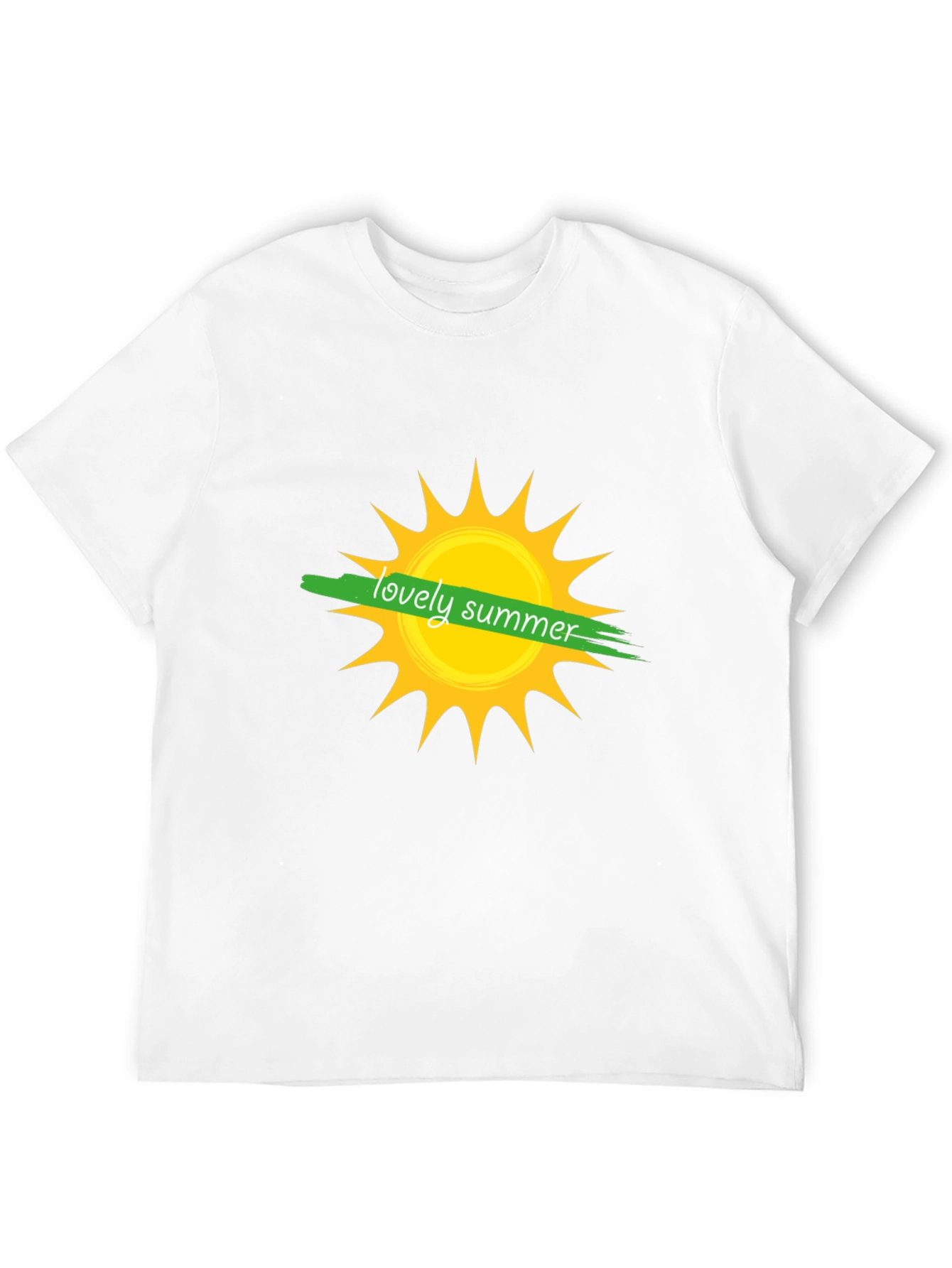 Lovely Summer Graphic T-Shirt - Black