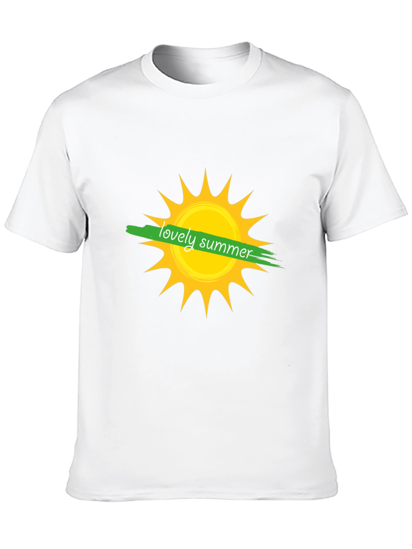 Lovely Summer Graphic T-Shirt - Black