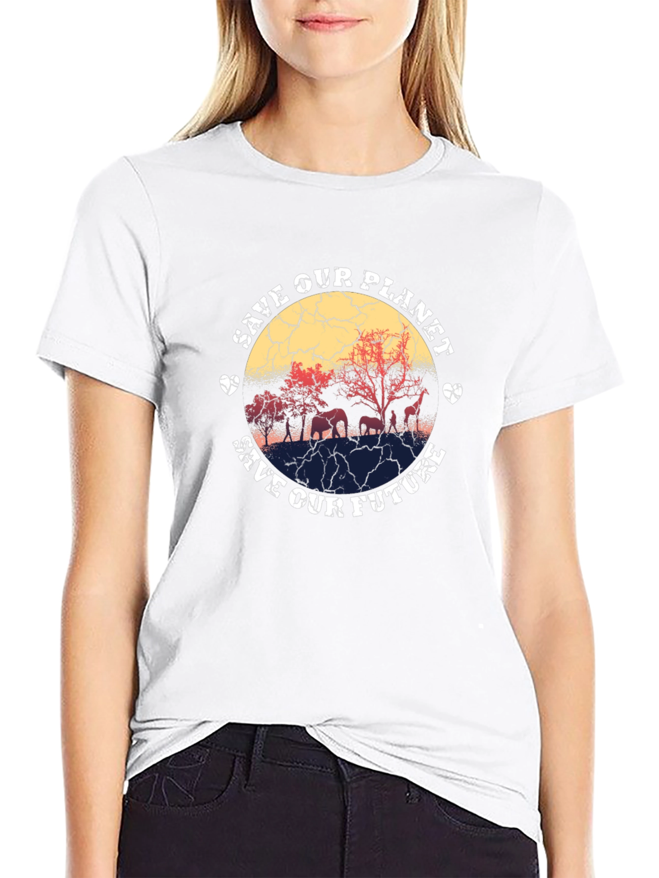 Save Our Planet Graphic T-Shirt