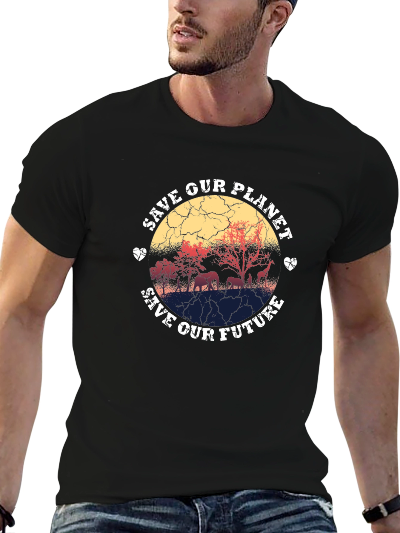 Save Our Planet Graphic T-Shirt