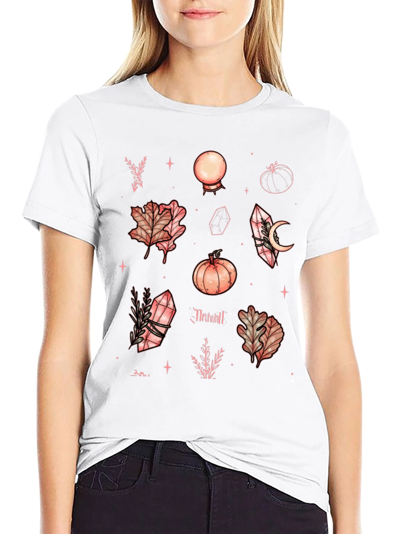 Autumnal Mystic Black T-Shirt
