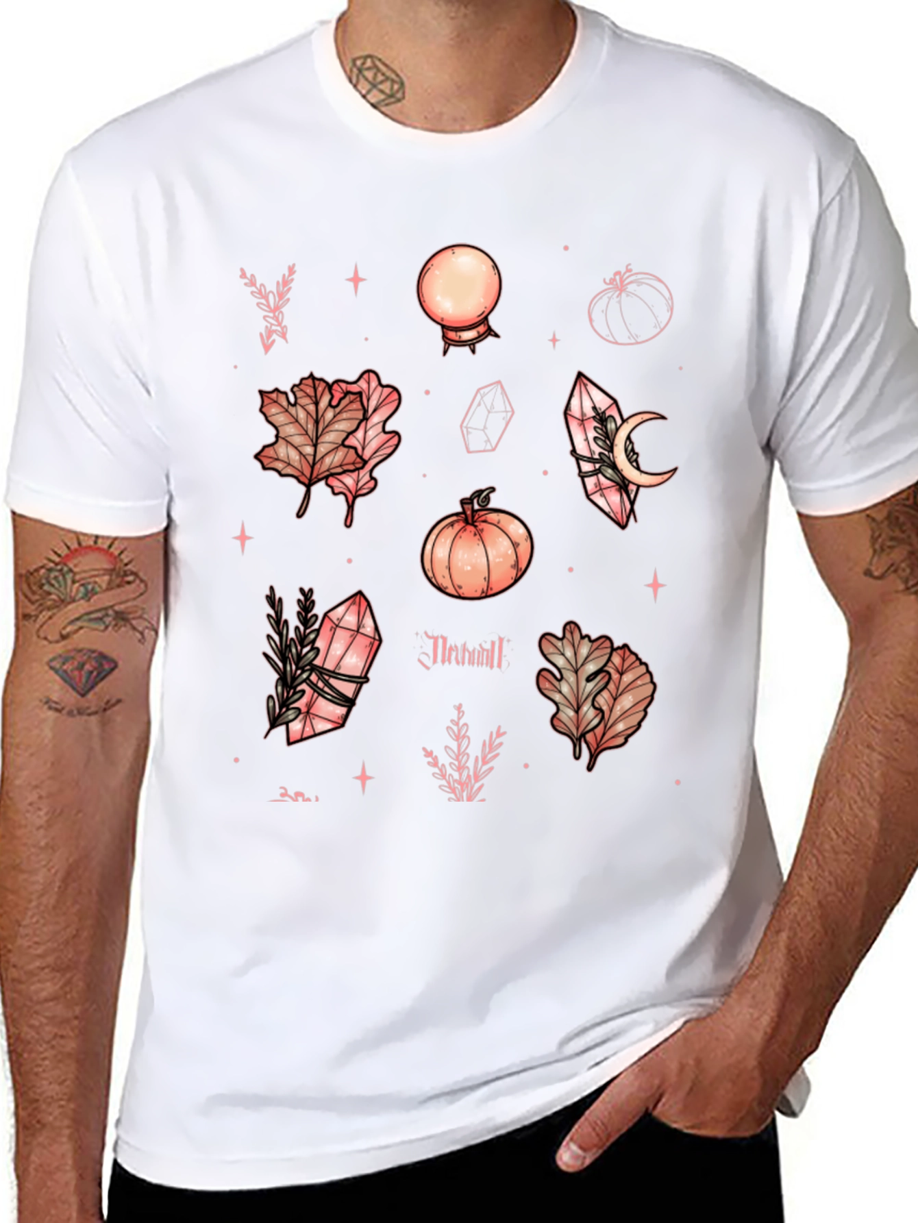 Autumnal Mystic Black T-Shirt