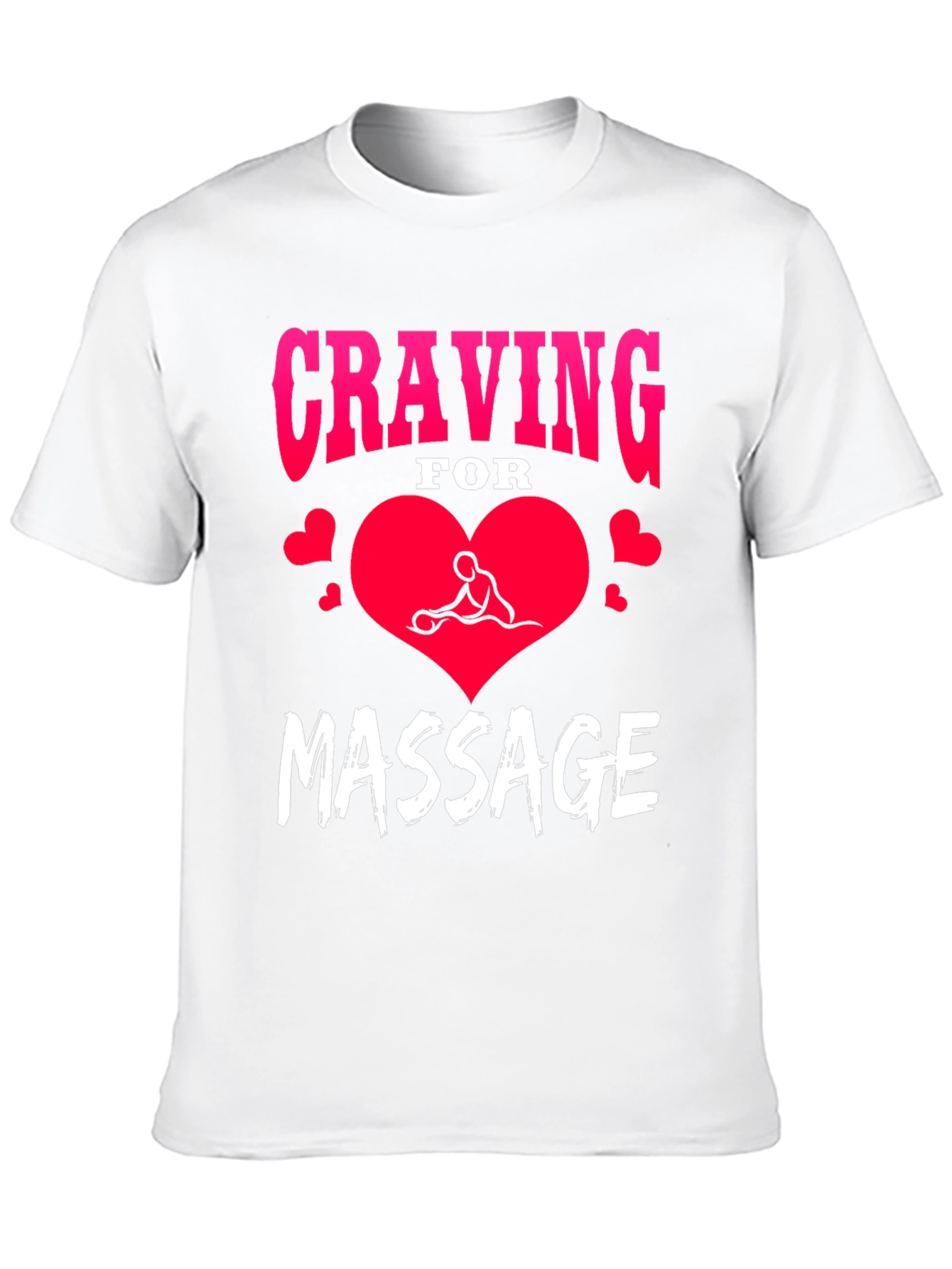 Craving for Massage Black T-Shirt