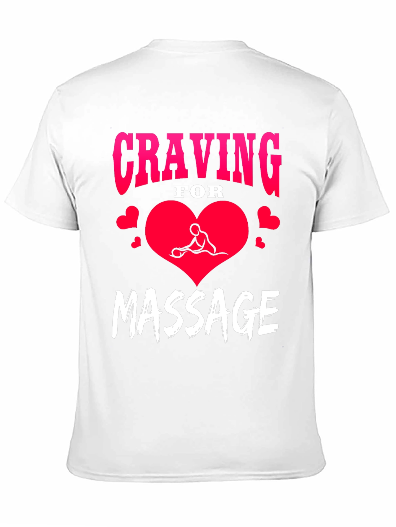 Craving for Massage Black T-Shirt