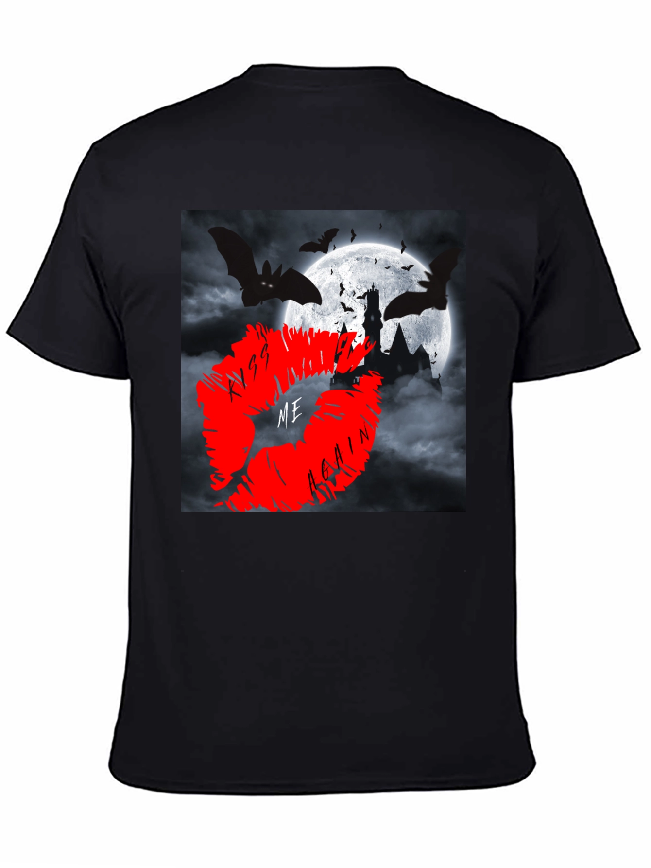 Kiss Me Again T-Shirt - Spooky Halloween Design